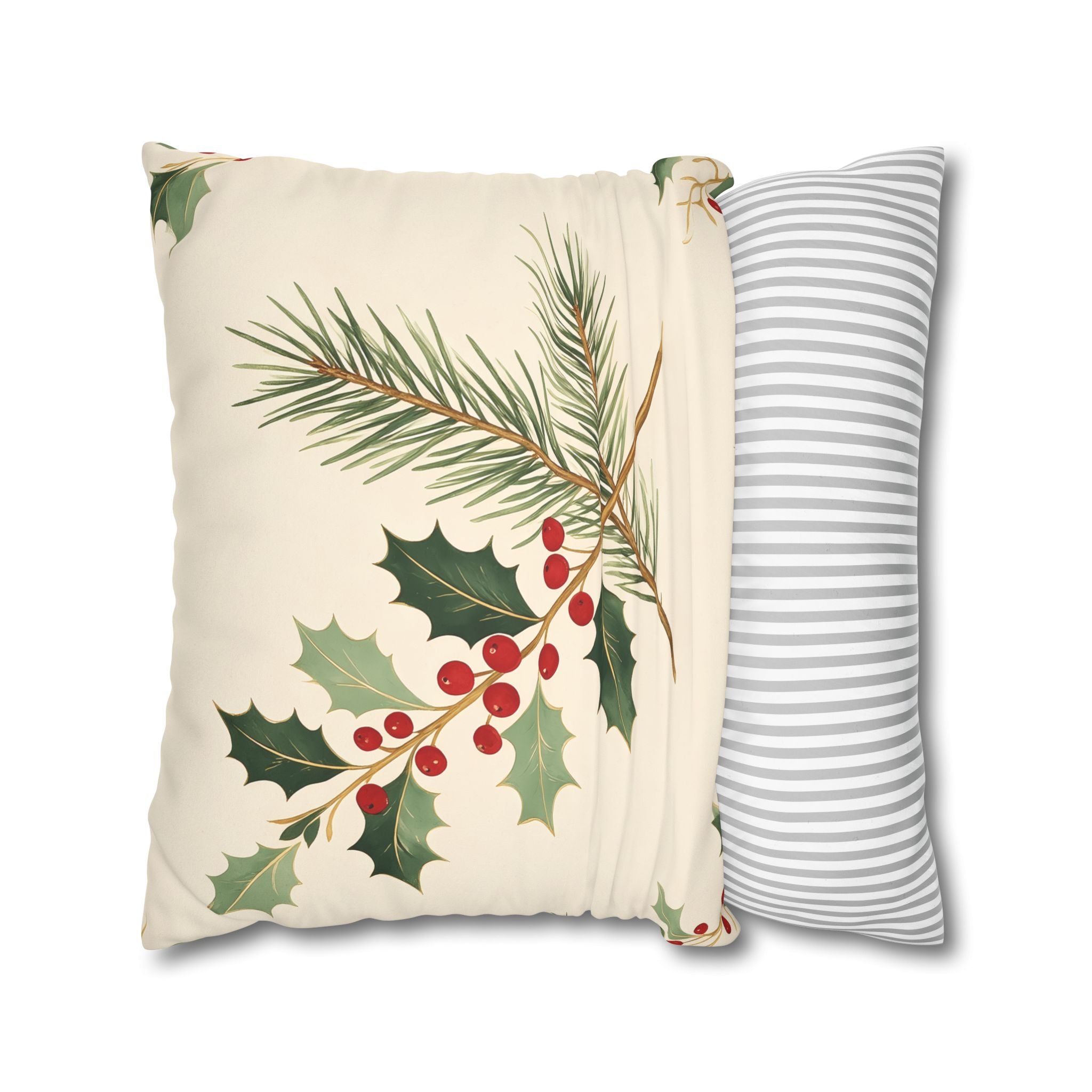 Holly Berry Cushion Cover