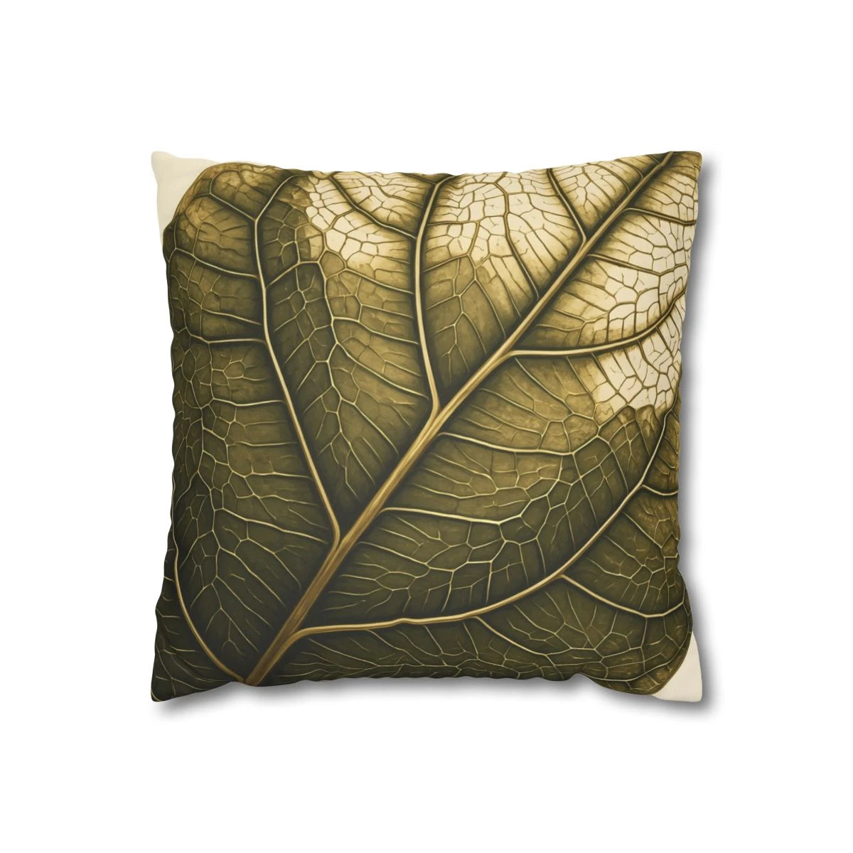 Macro Leaf Vein Cushion Cover