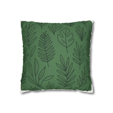 Forest Fern & Leaf Cushion Cover