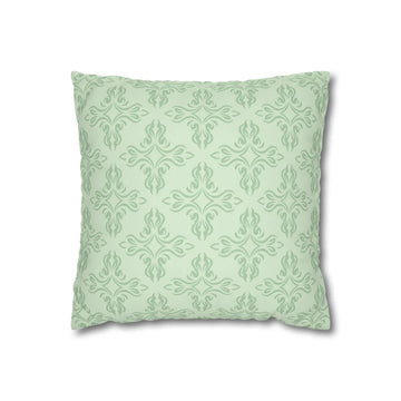 Sage Green Damask Pillow
