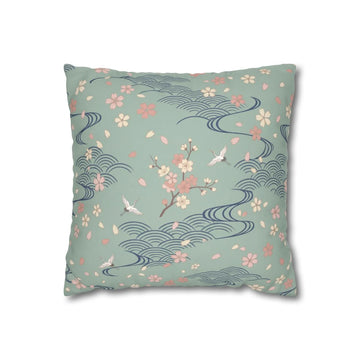 Sage Green Japanese Pillow with Insert