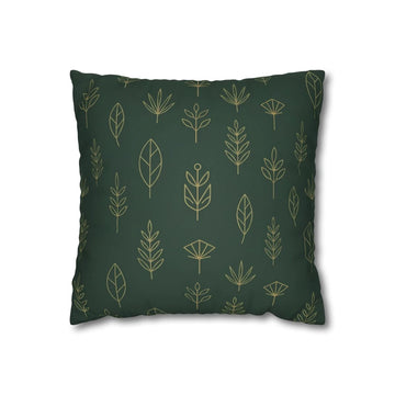 Gold Leaf Pillow Cover