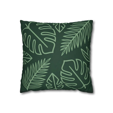 Deep Emerald Foliage Cushion Cover