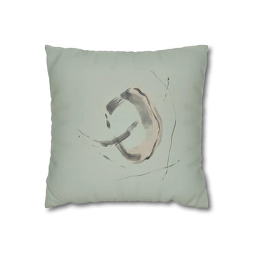 Zen Brushstroke Enso Cushion Cover