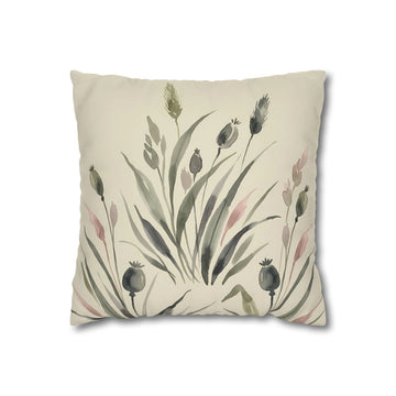 Sage Green Botanical Cushion Cover