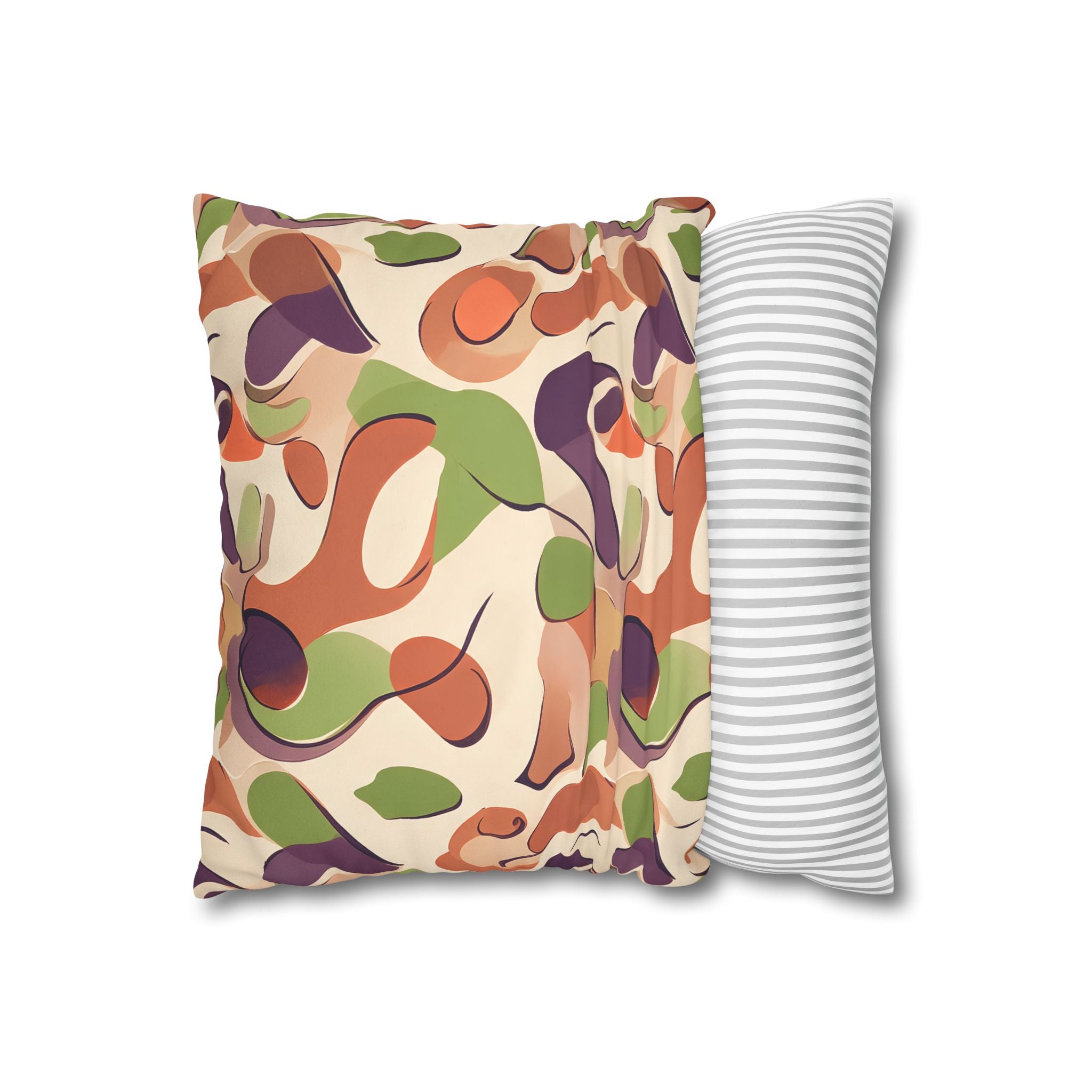 Contemporary Color Block Cushion Cover