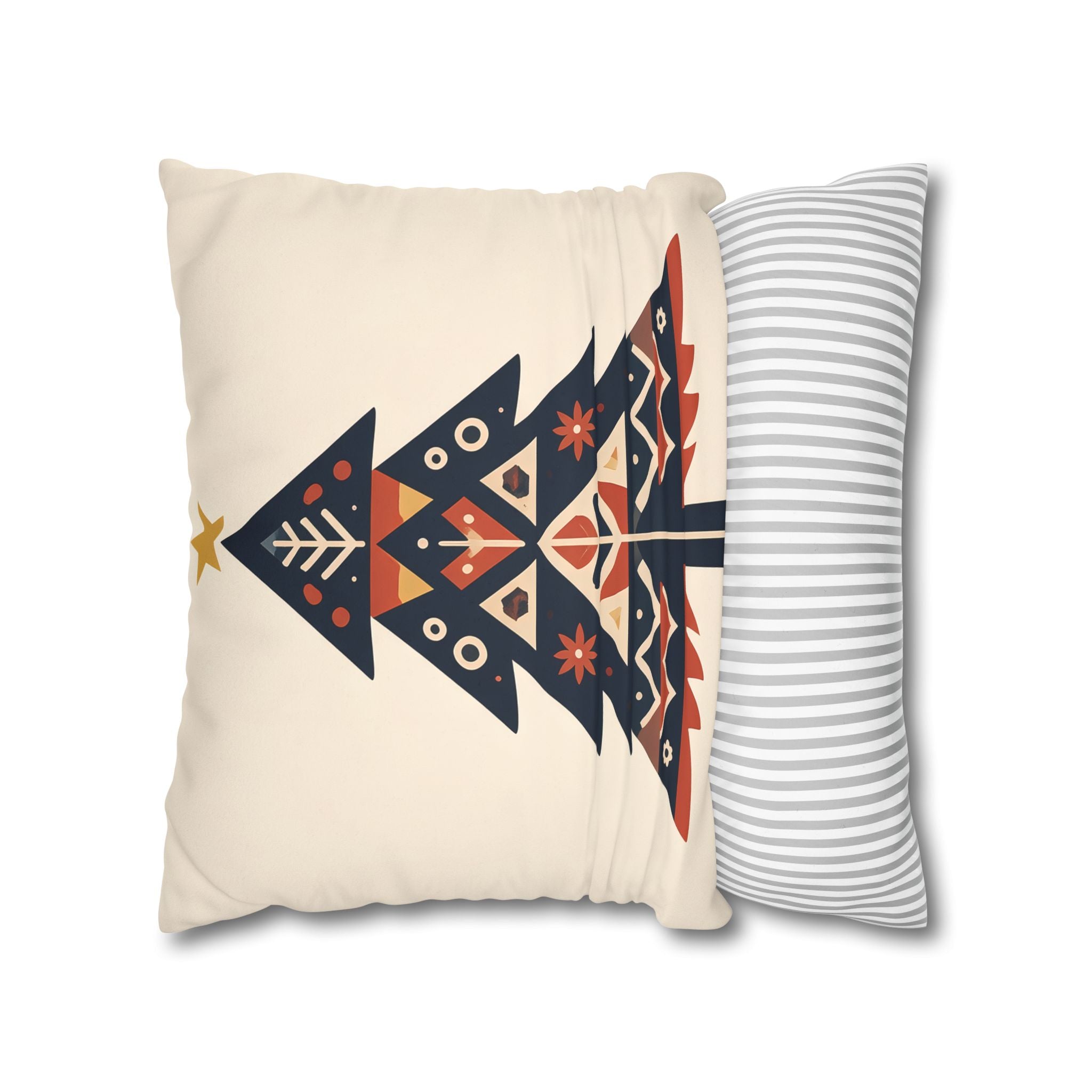 Nordic Christmas Tree Pillow Cover