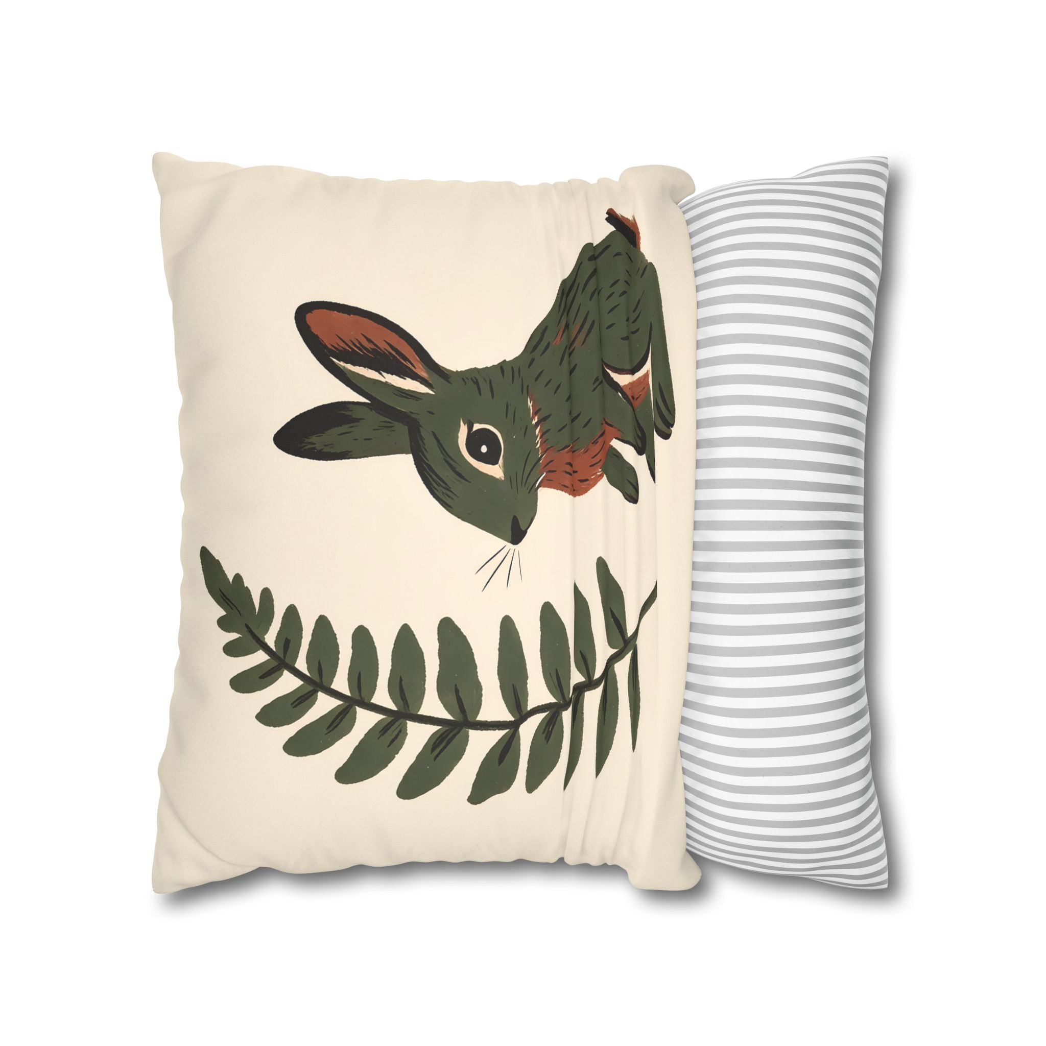 Woodland Hare Pillow Cover