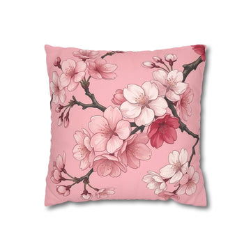Bold Pink Bloom Cluster Cushion Cover