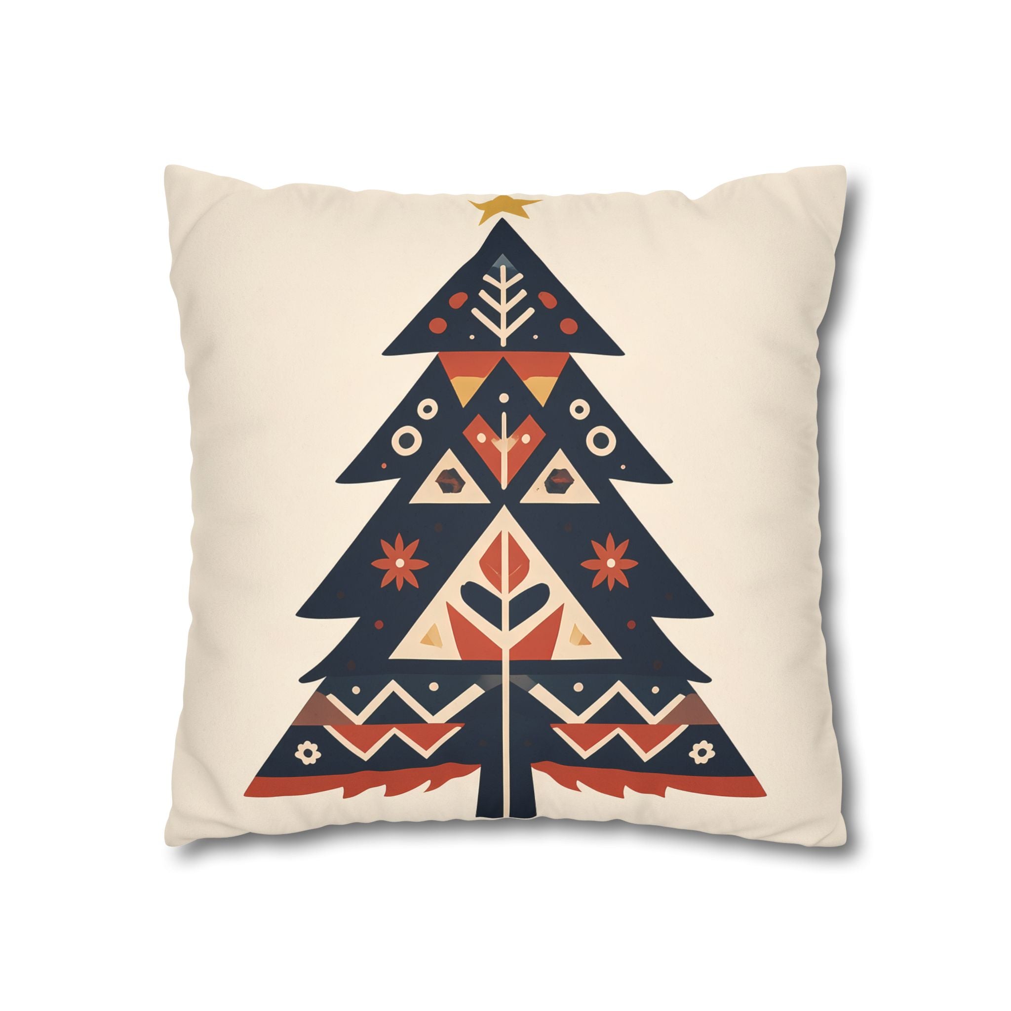 Nordic Christmas Tree Pillow Cover