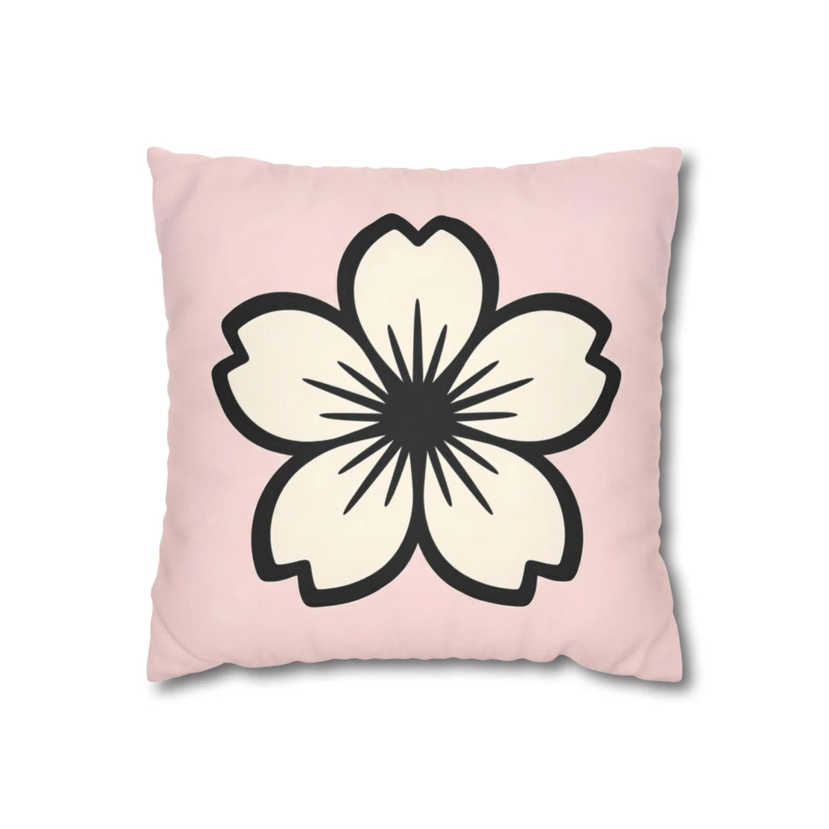 Pop Art Sakura Pink Pillow Cover