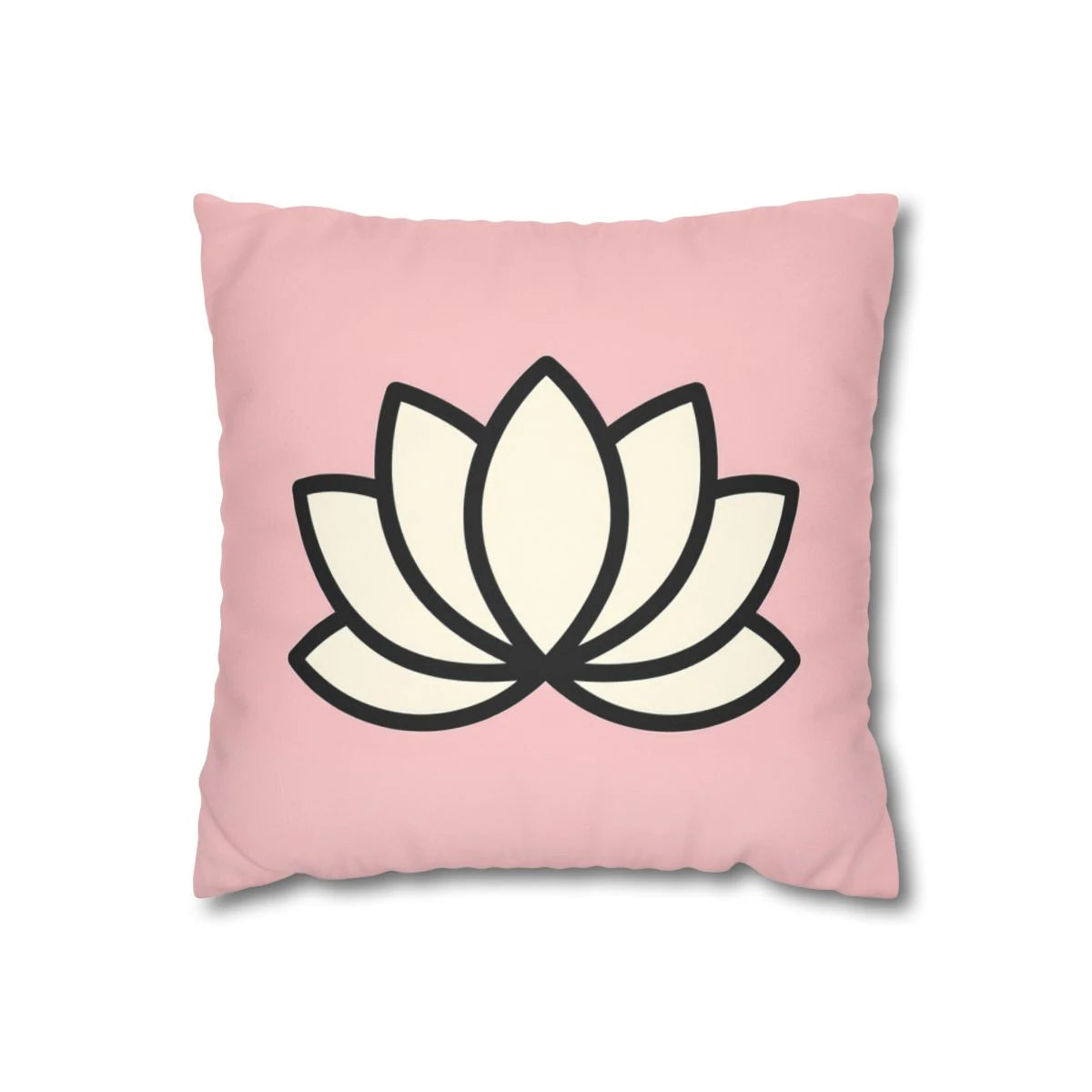 Lotus Flower Throw Pillow