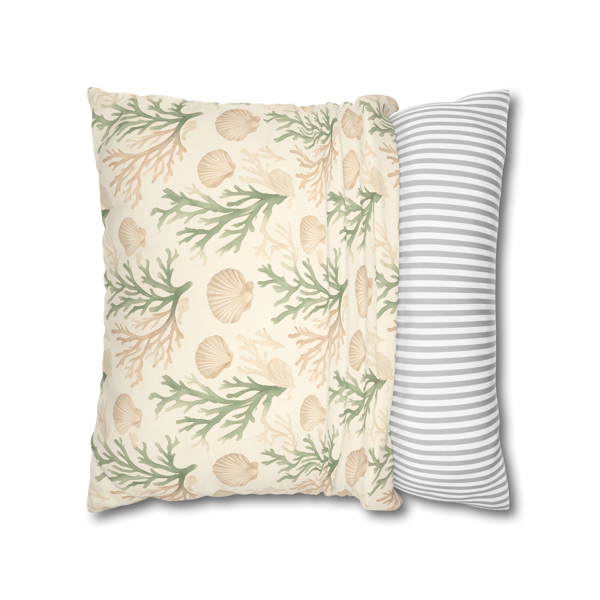 Marine Botanical Cushion Cover