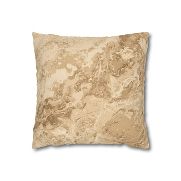 Fluid Sandstone Throw Pillow