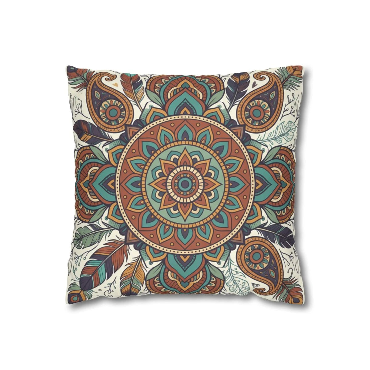 Retro Swirl Multicolor Cushion Cover