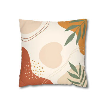 Terracotta Line Art Horizon Cushion Cover