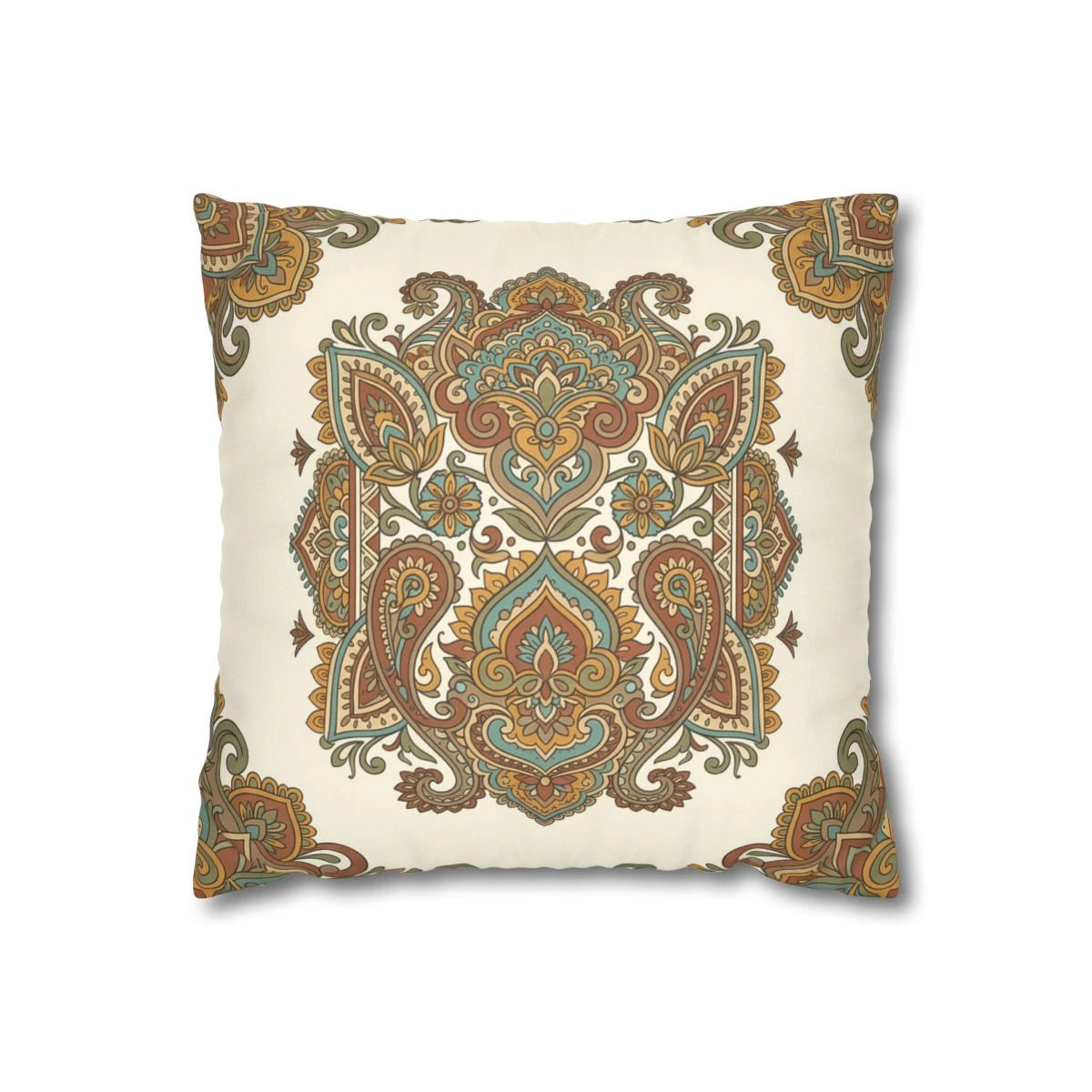 Organic Shapes Earth Palette Cushion Cover