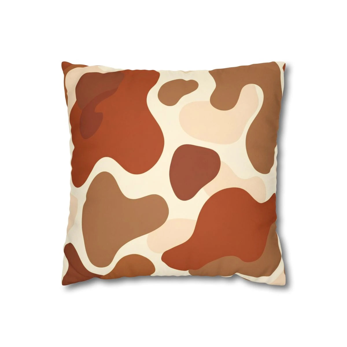 Abstract Cow Print Pillow with Insert