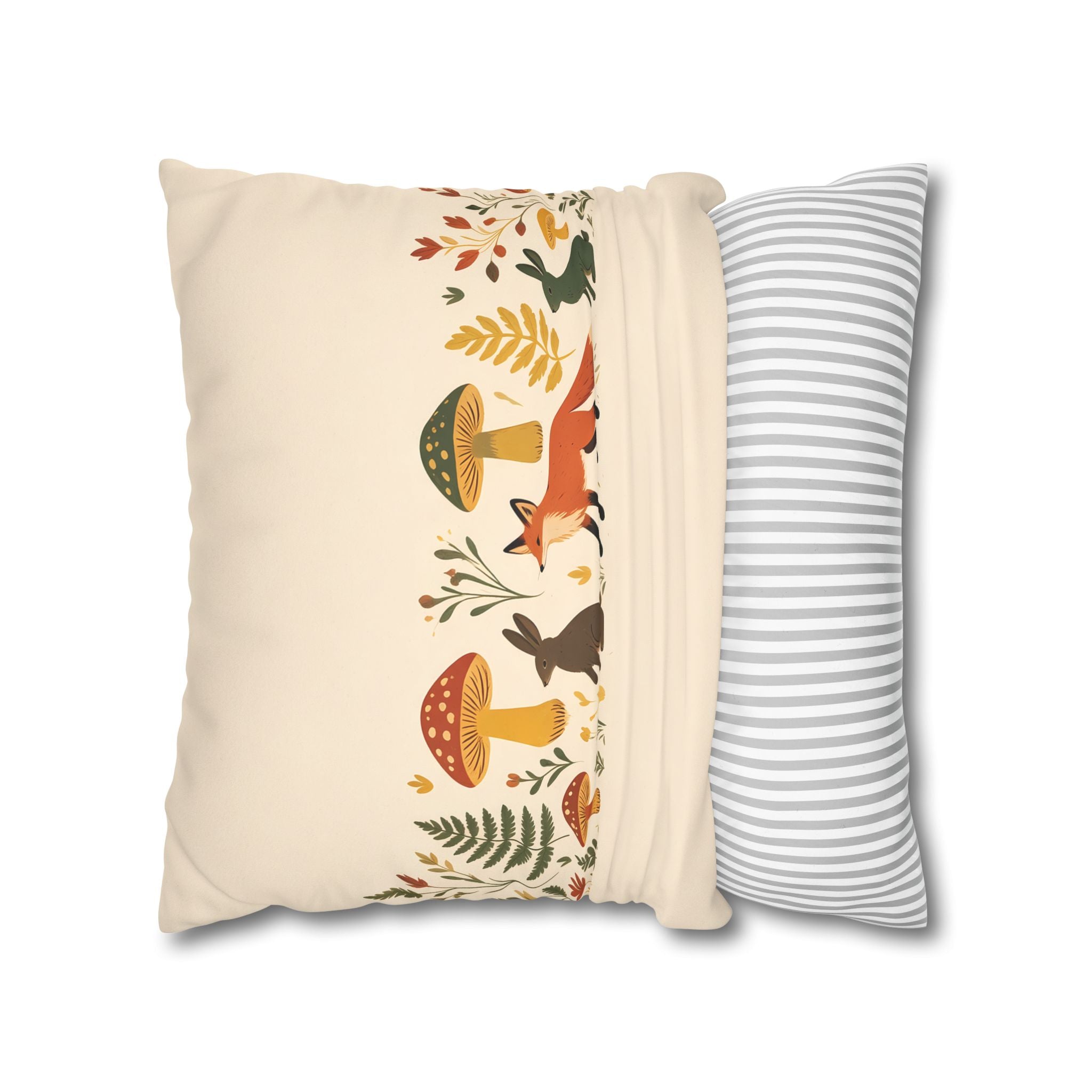 Woodland Animal Pillow Cover
