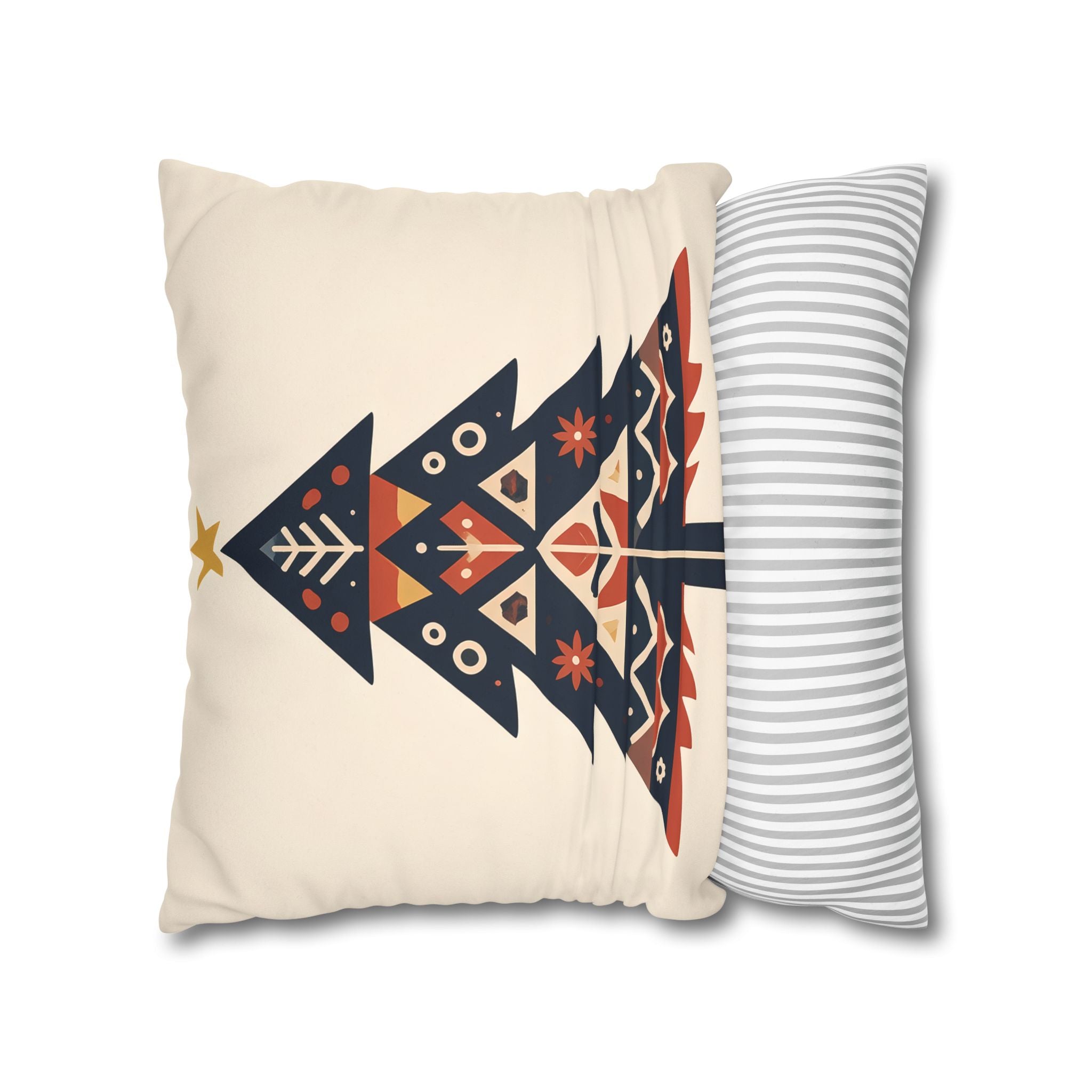 Nordic Christmas Tree Pillow Cover
