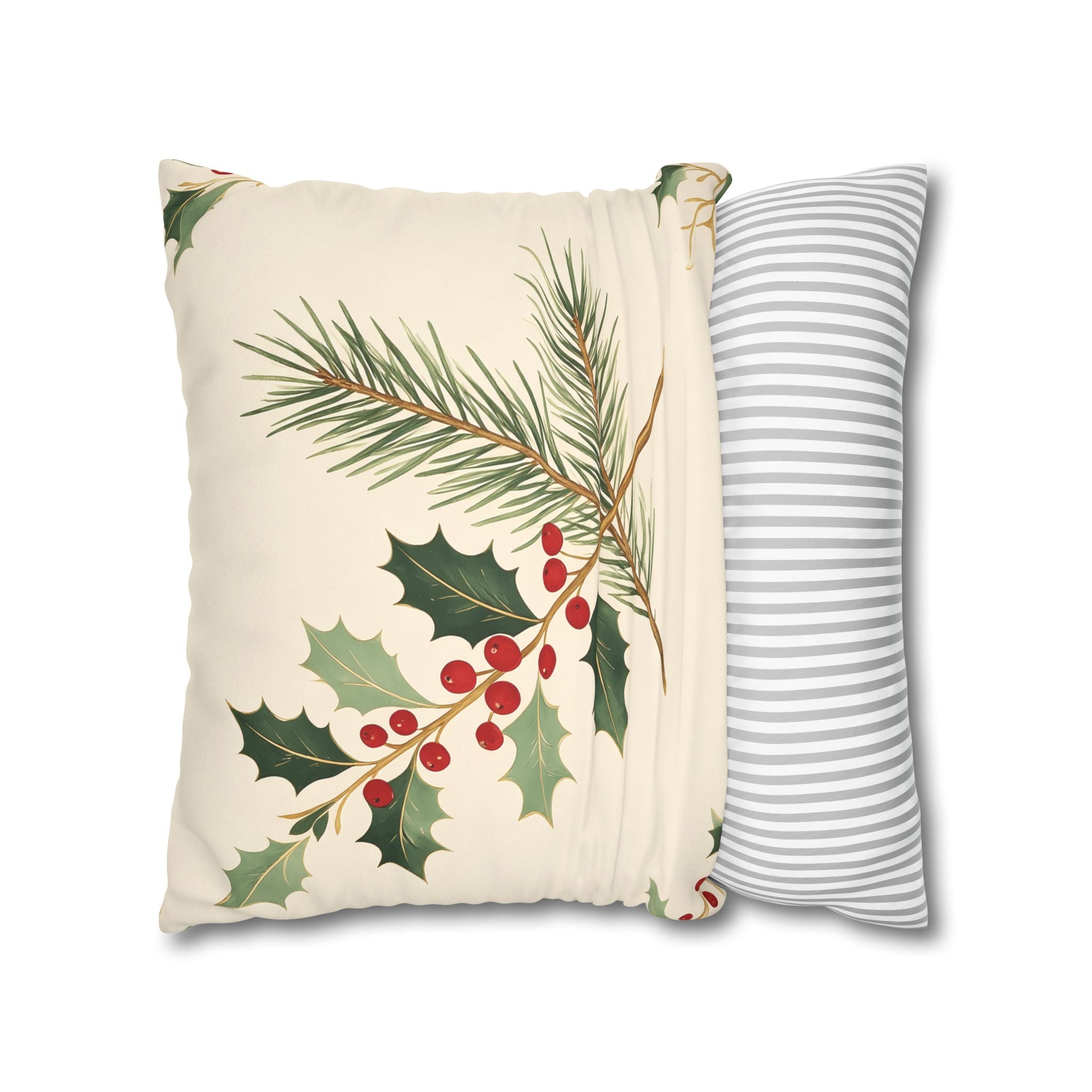 Holly Berry Cushion Cover