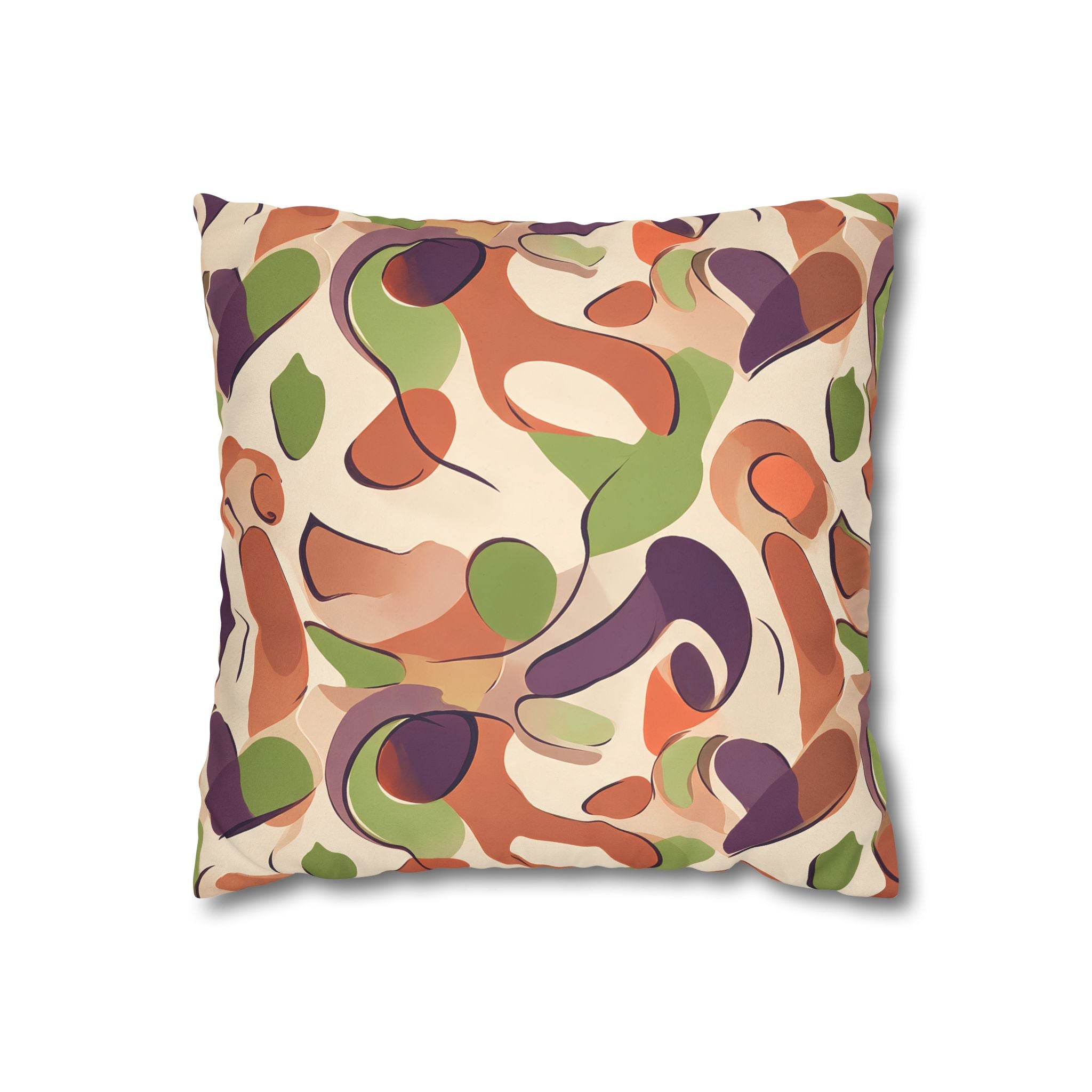 Contemporary Color Block Cushion Cover