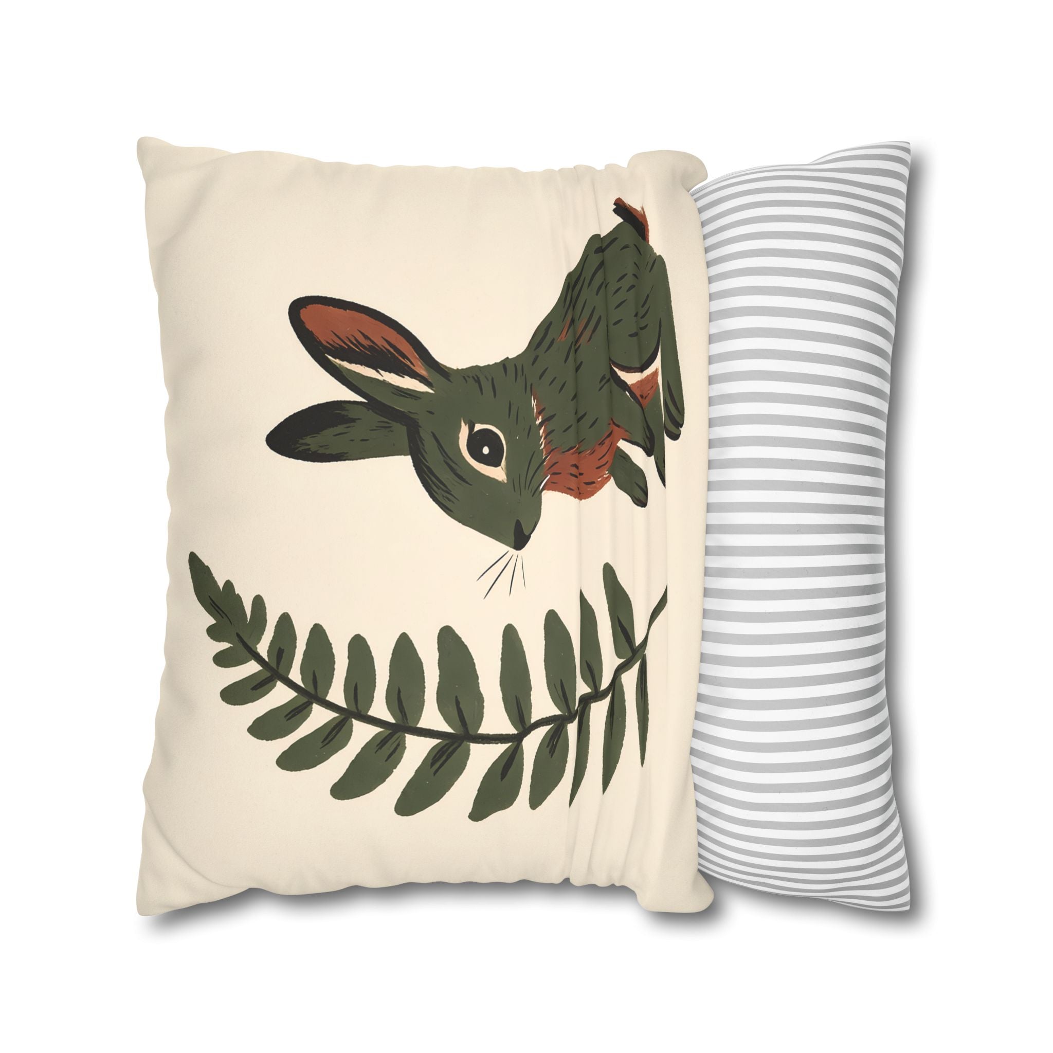 Woodland Hare Pillow Cover