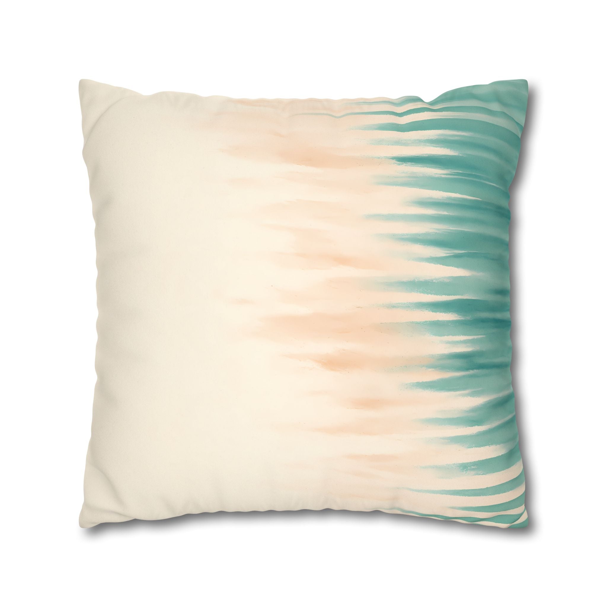 Asymmetric Coastal Stripe Cushion Cover
