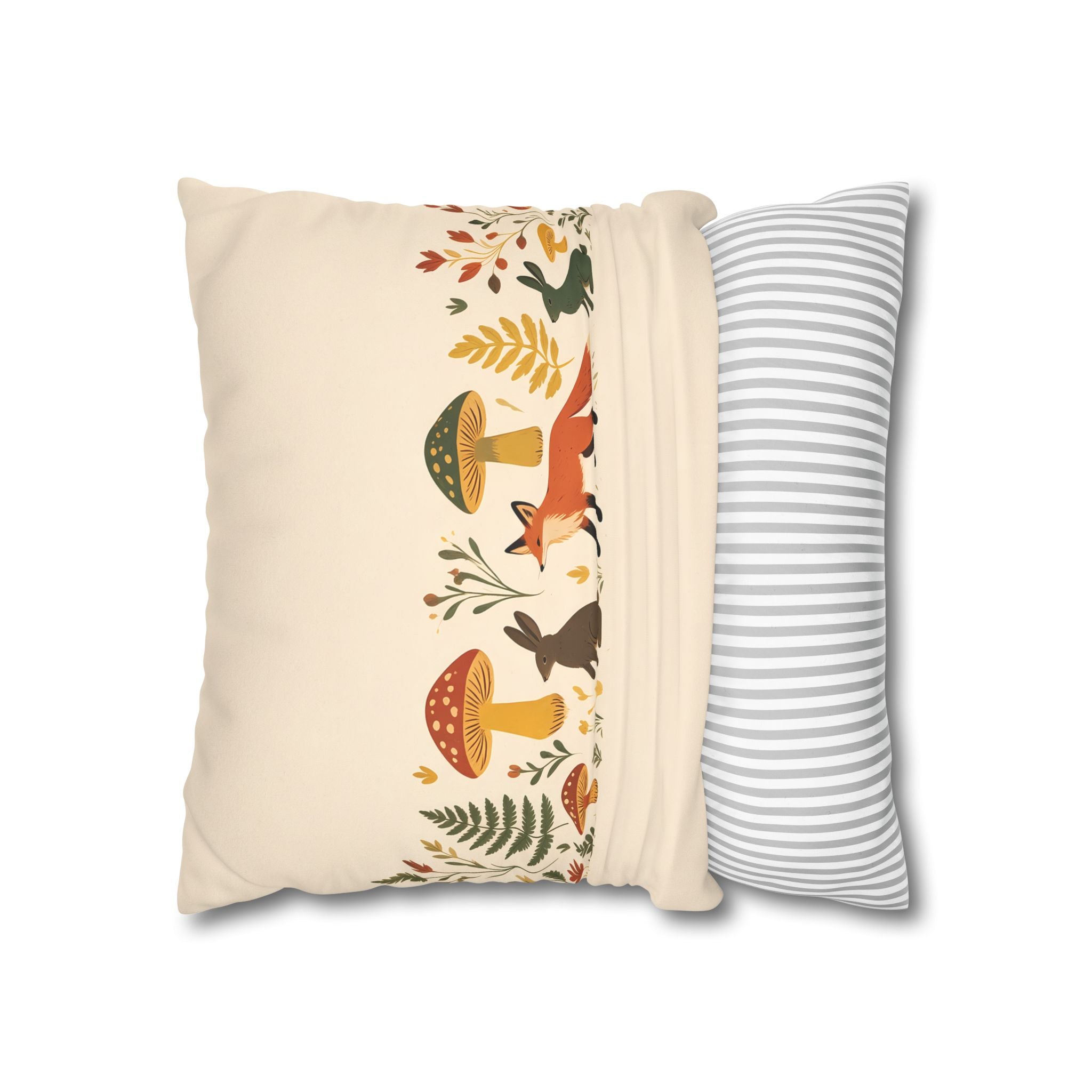 Woodland Animal Pillow Cover
