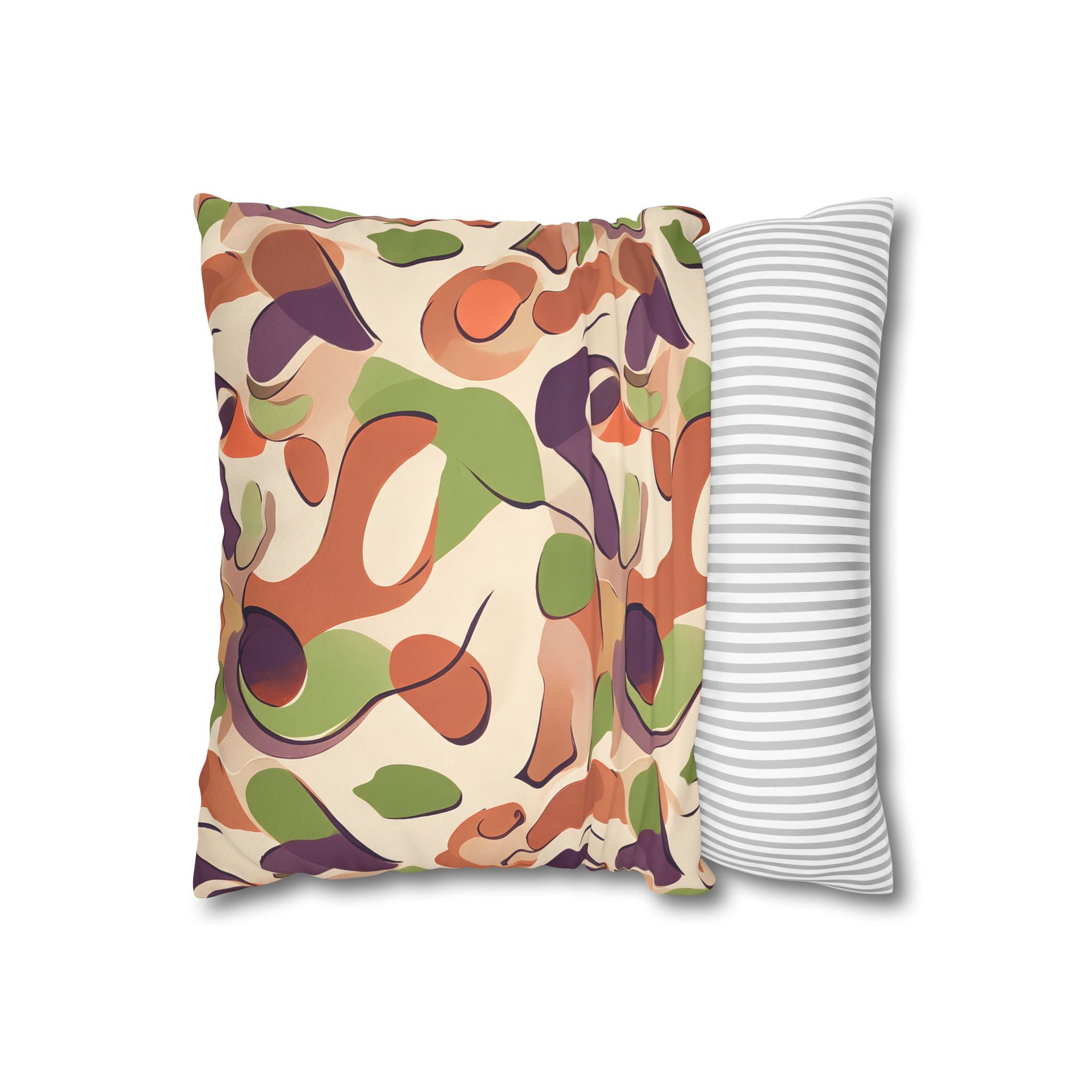 Contemporary Color Block Cushion Cover