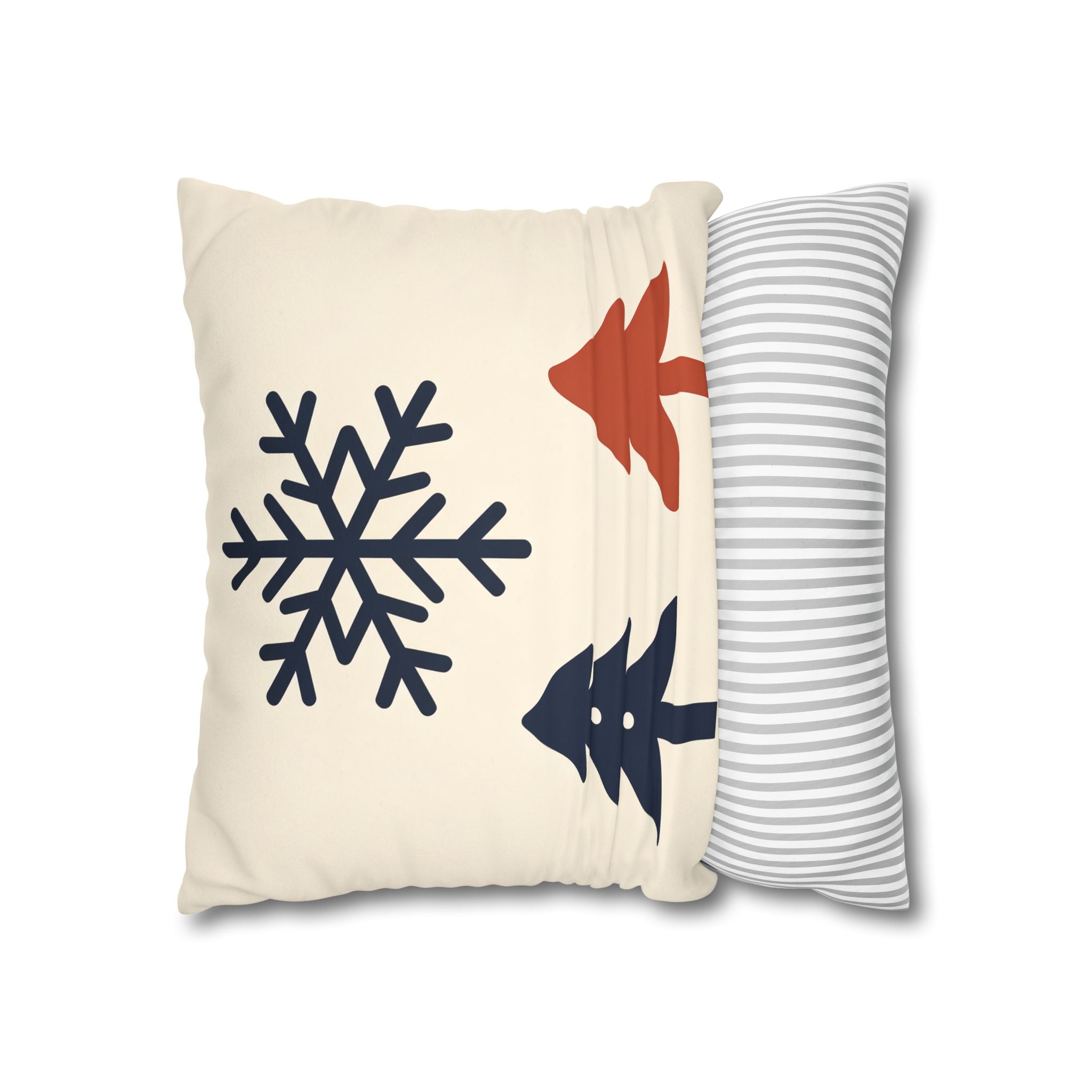Nordic Snowflake Cushion Cover