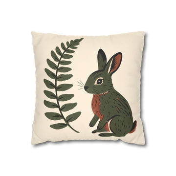 Woodland Hare Pillow Cover
