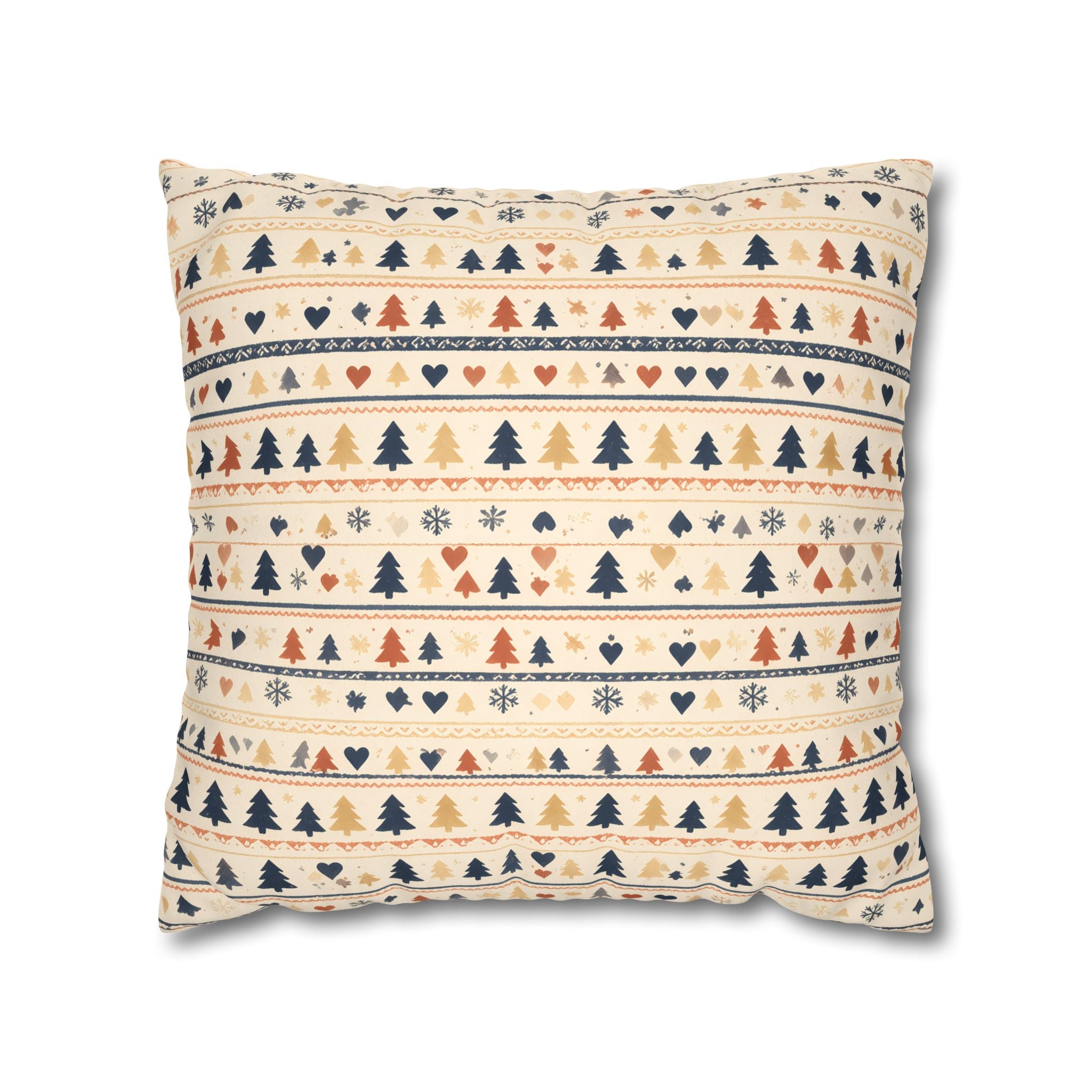 Nordic Fir Tree Pillow Cover
