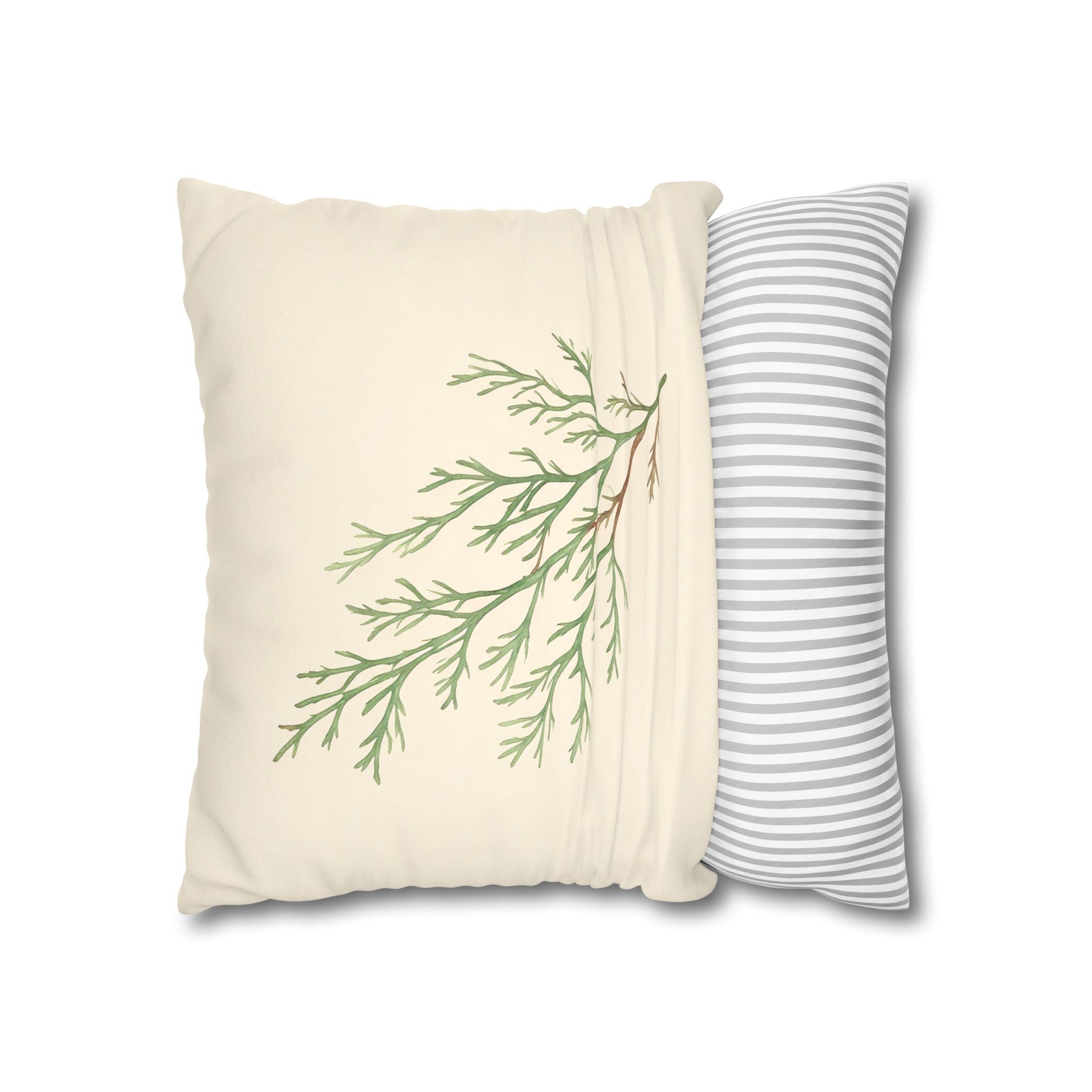Sage Sprig Cushion Cover
