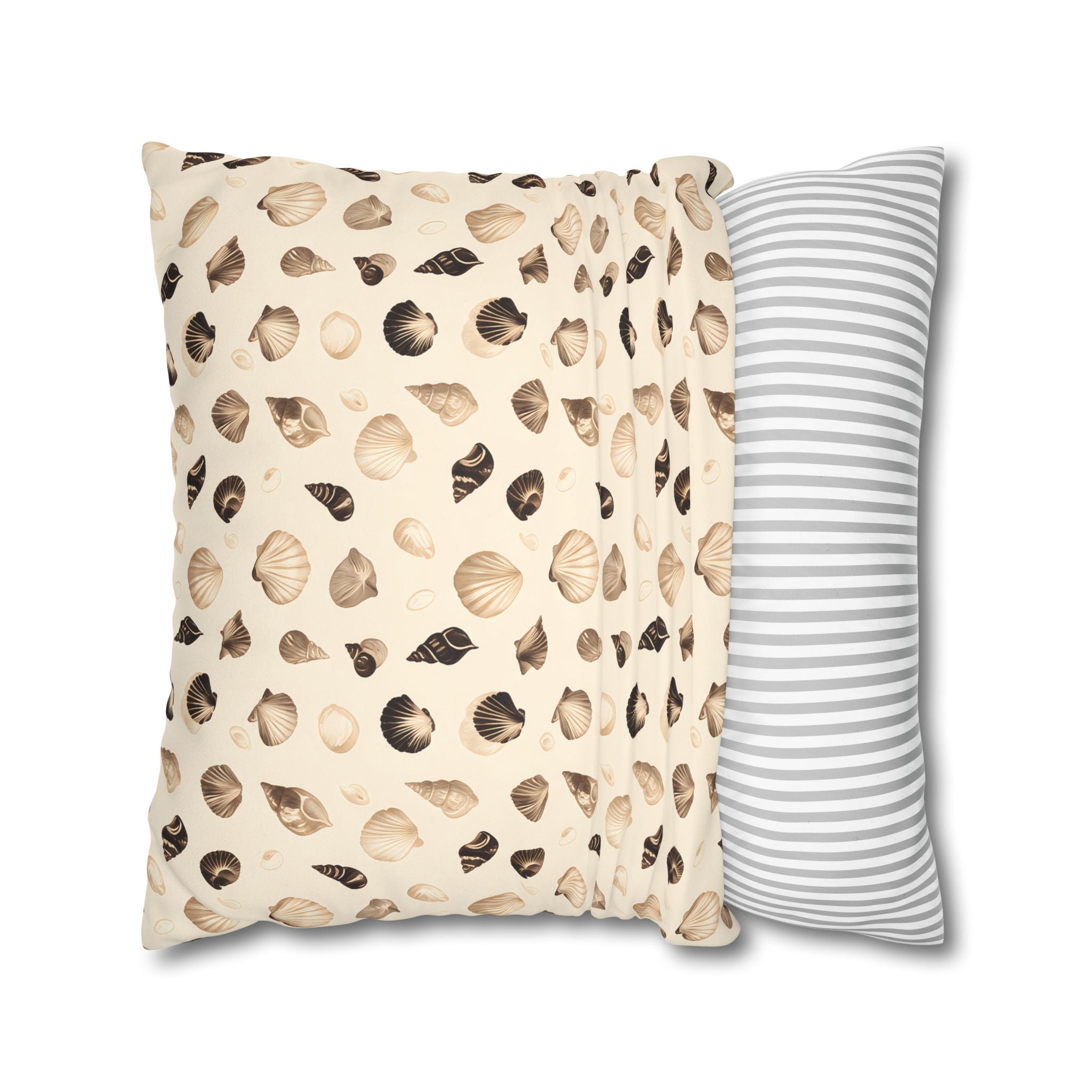 Beach Shell Print Cushion Cover