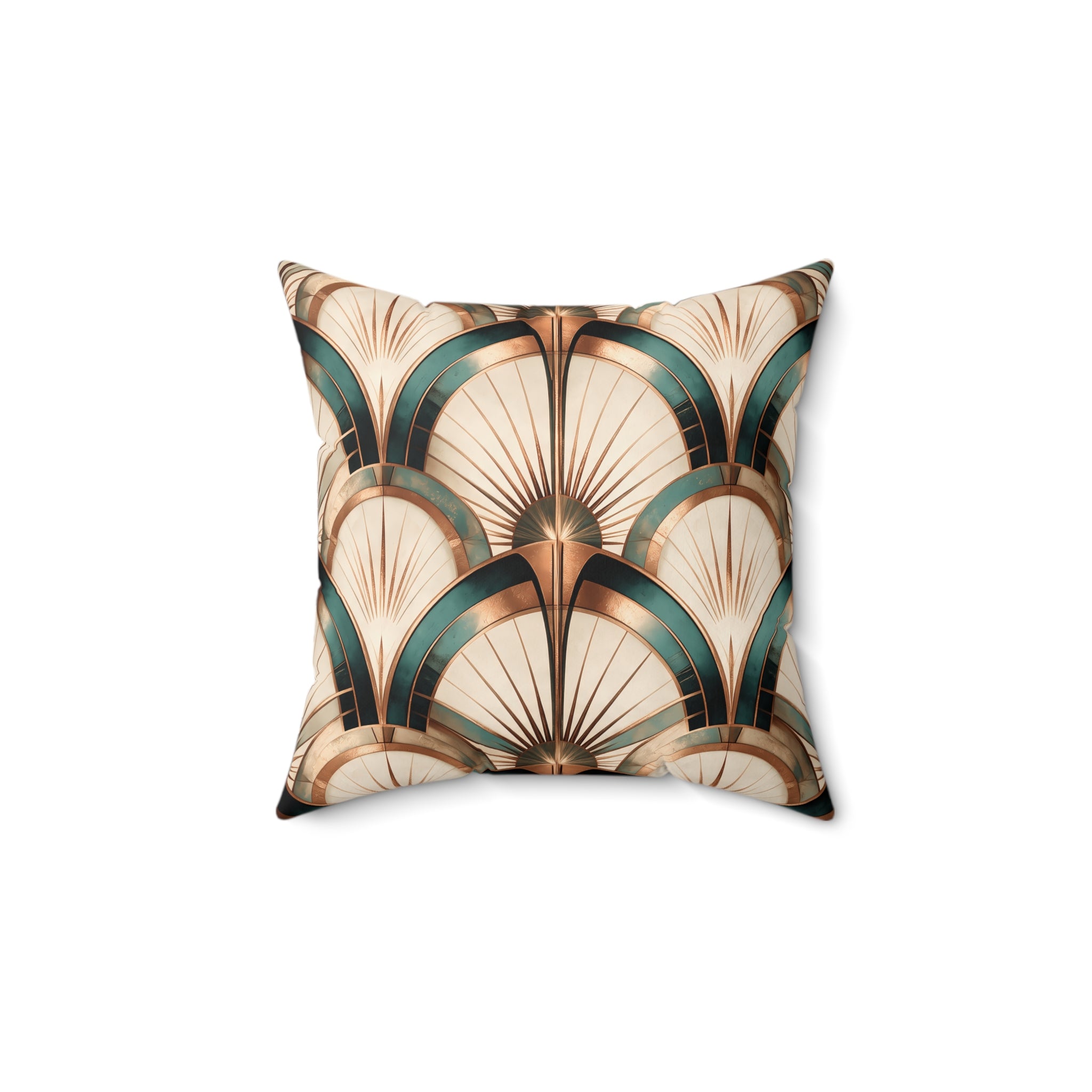 Patina Teal Throw Pillow with Insert