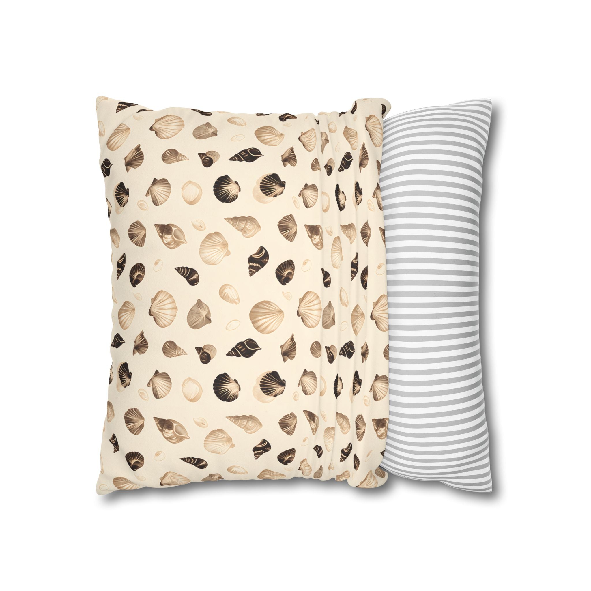Beach Shell Print Cushion Cover