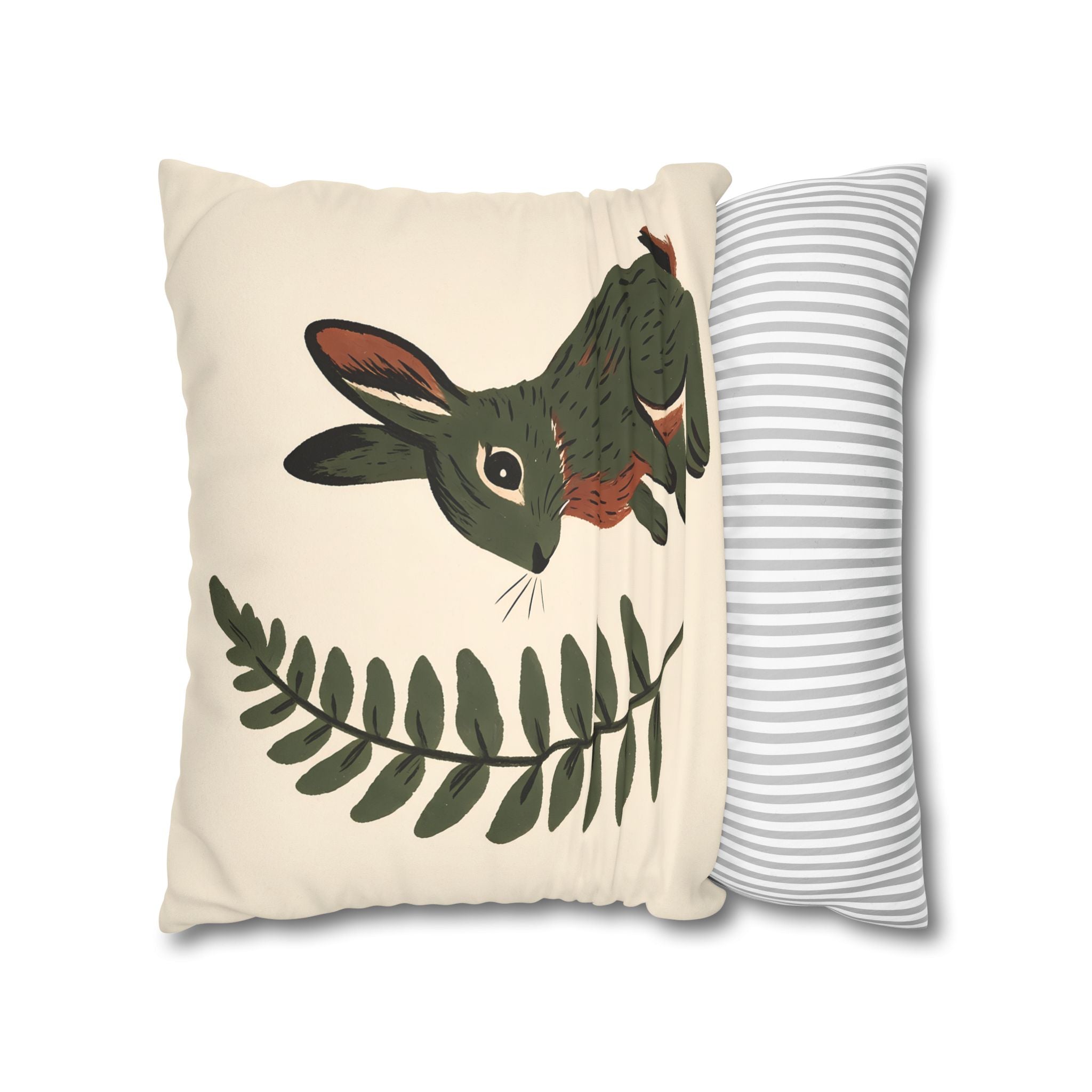 Woodland Hare Pillow Cover