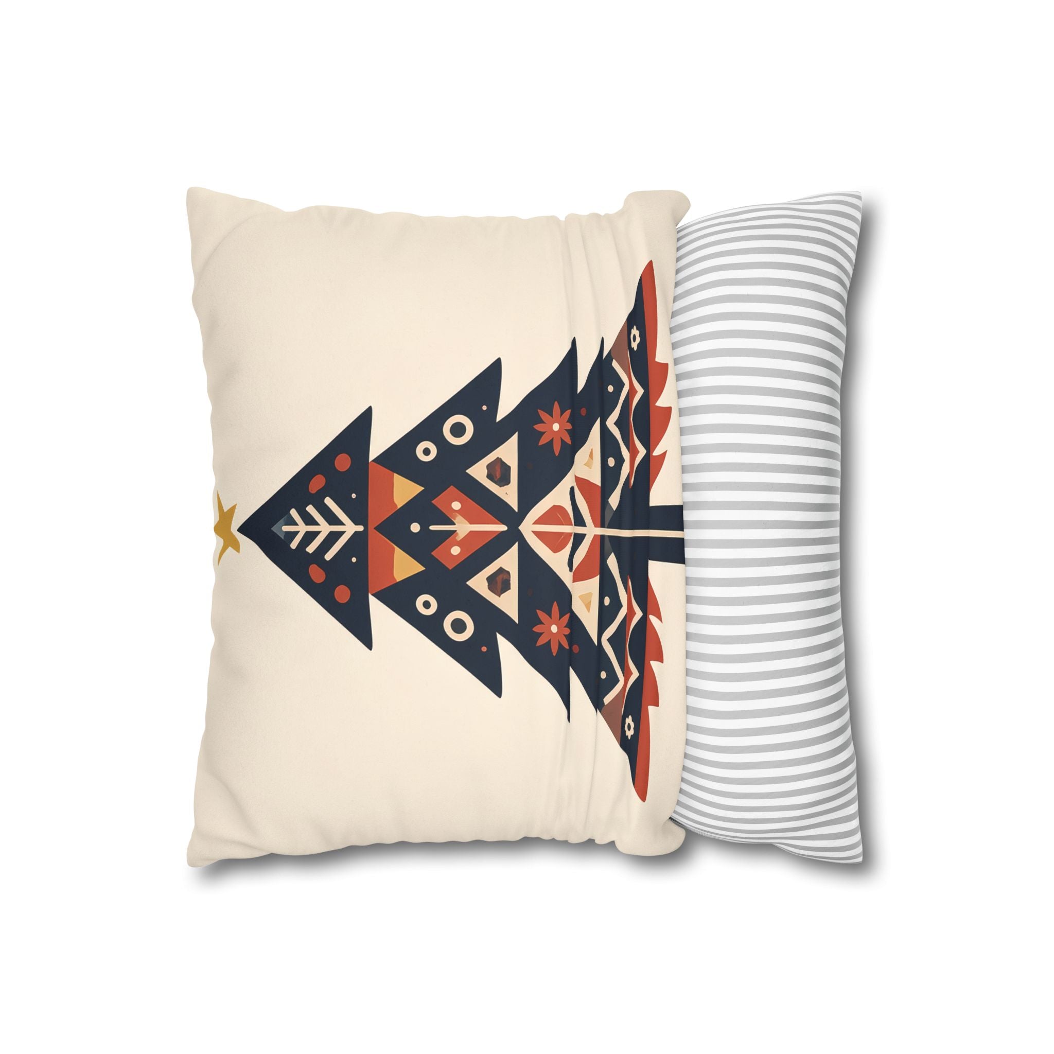 Nordic Christmas Tree Pillow Cover