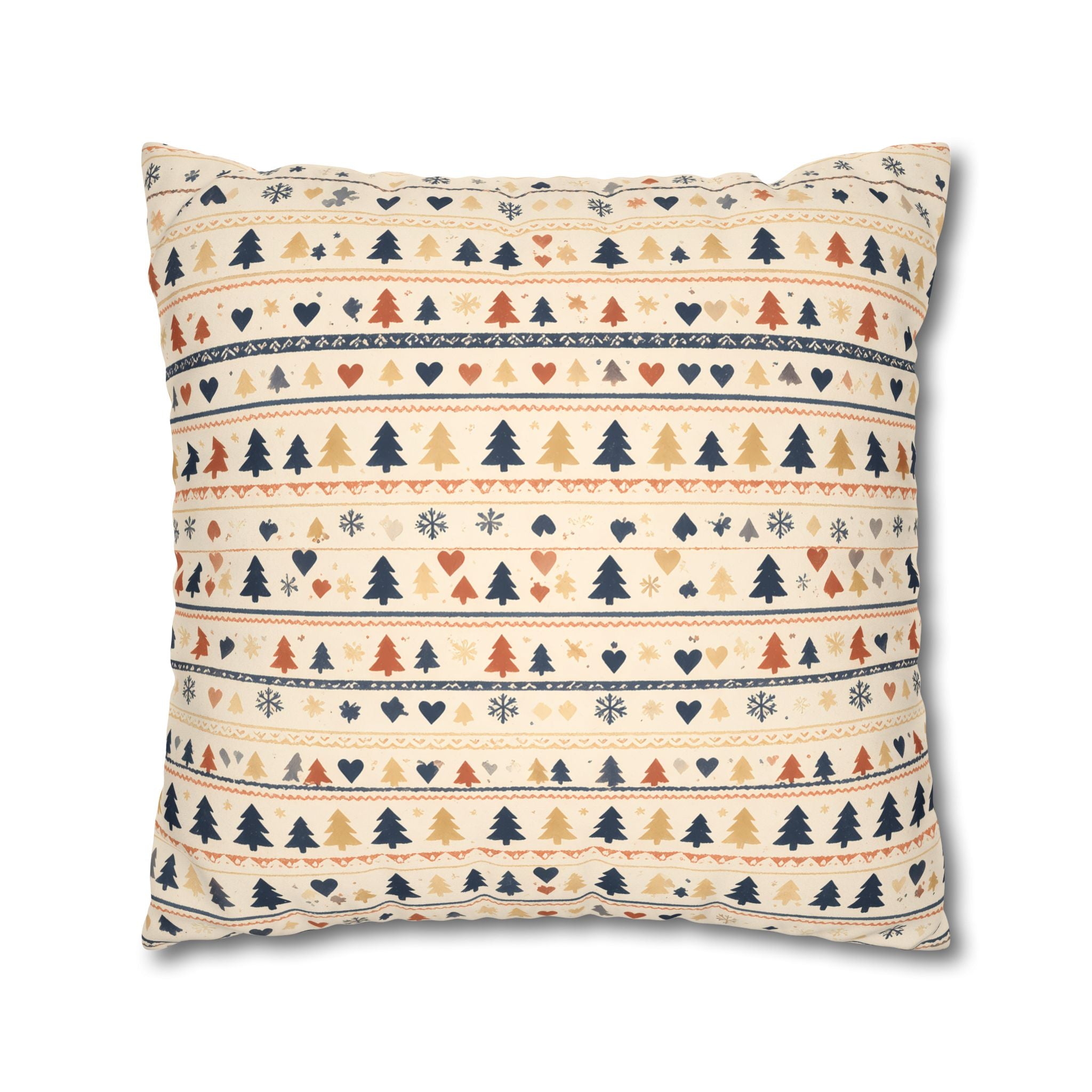 Nordic Fir Tree Pillow Cover