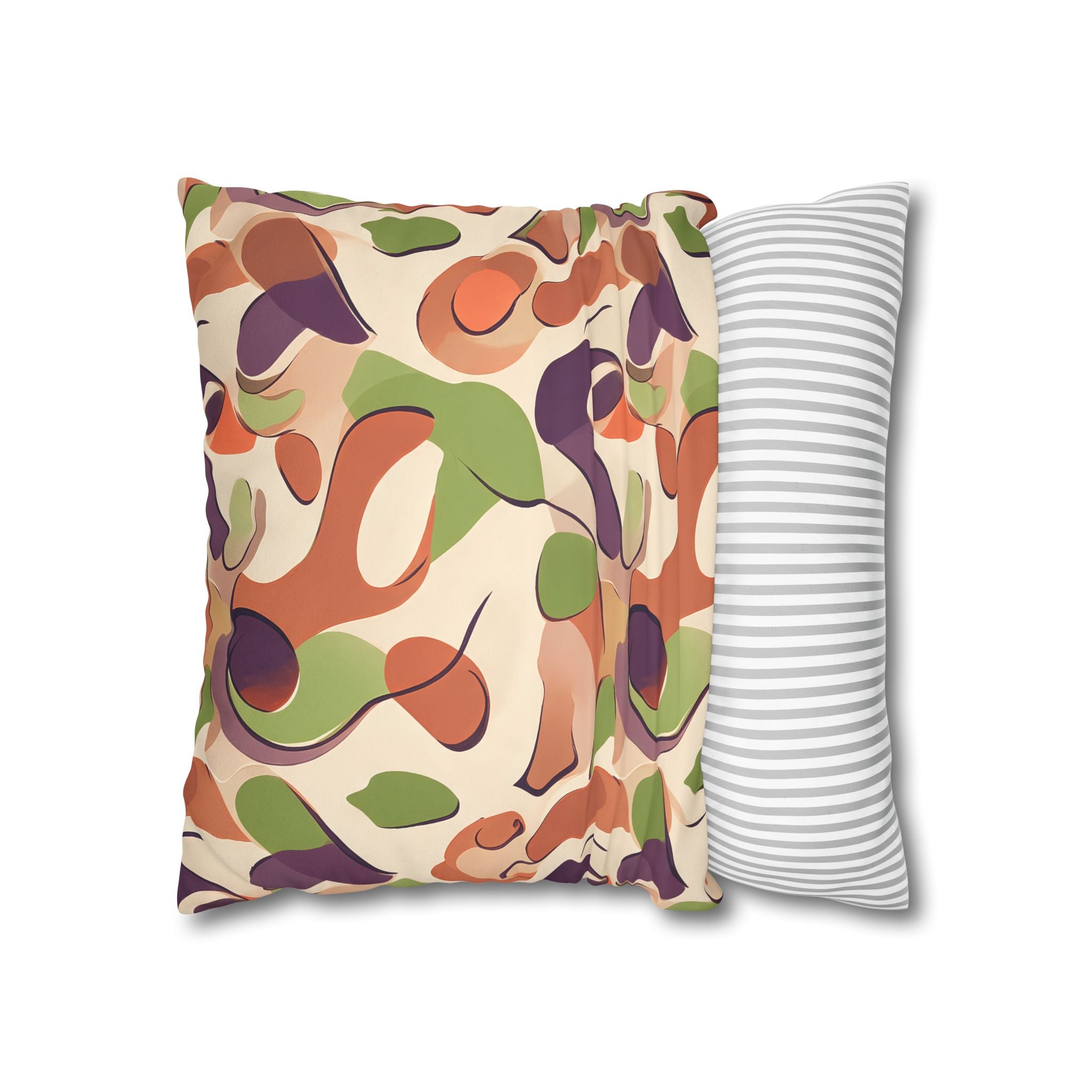 Contemporary Color Block Cushion Cover