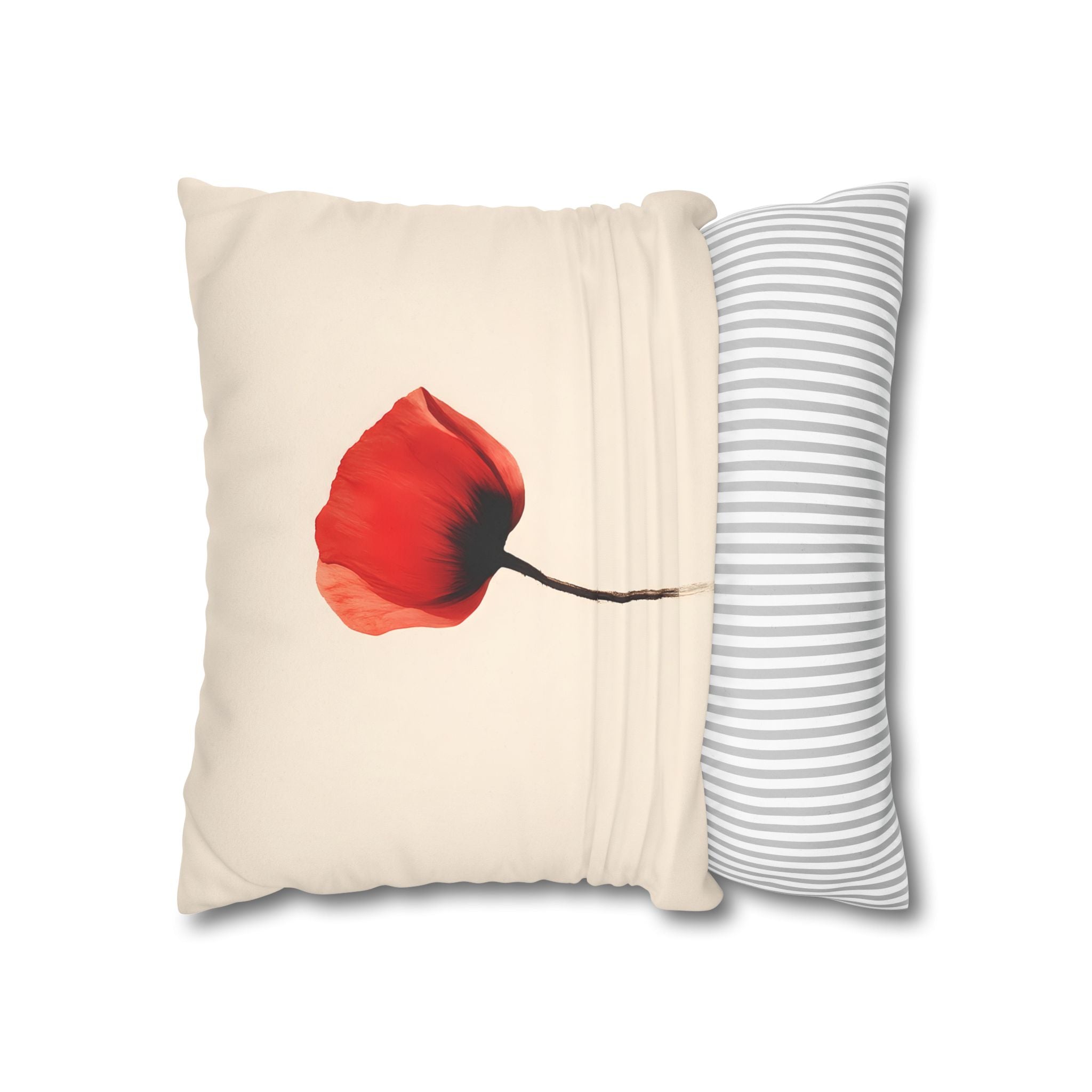 Red Poppy Cushion Cover