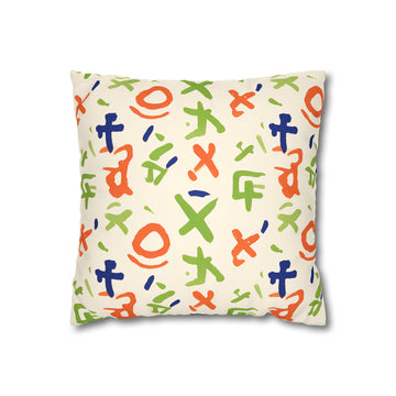 Bogolan Symbol Pillow Cover