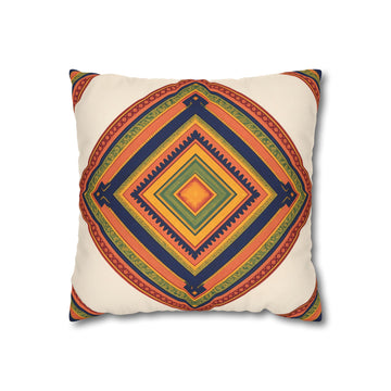 Global Folk Geometric Cushion
