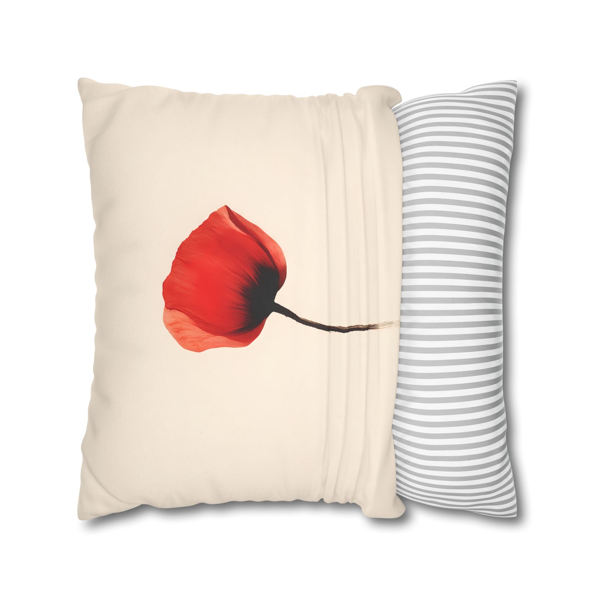 Red Poppy Cushion Cover