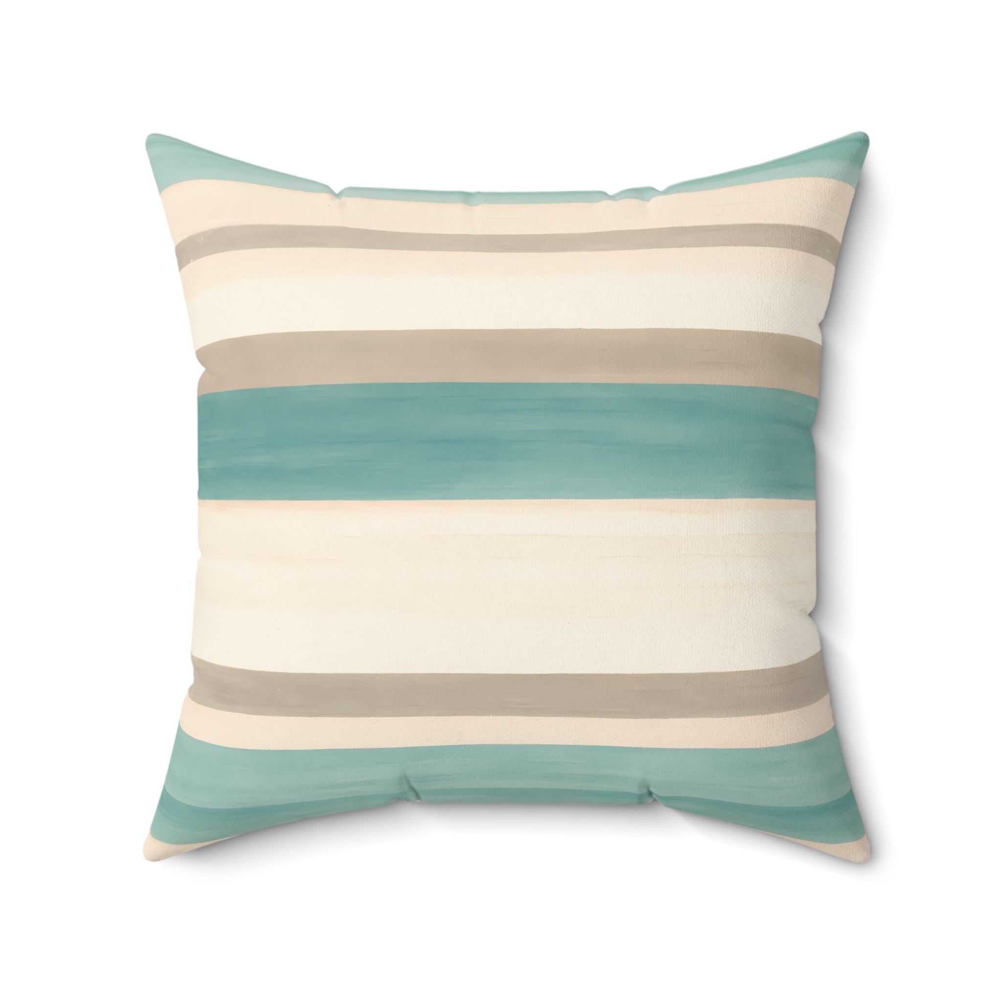 Seaside Macro Stripe Pillow with Insert