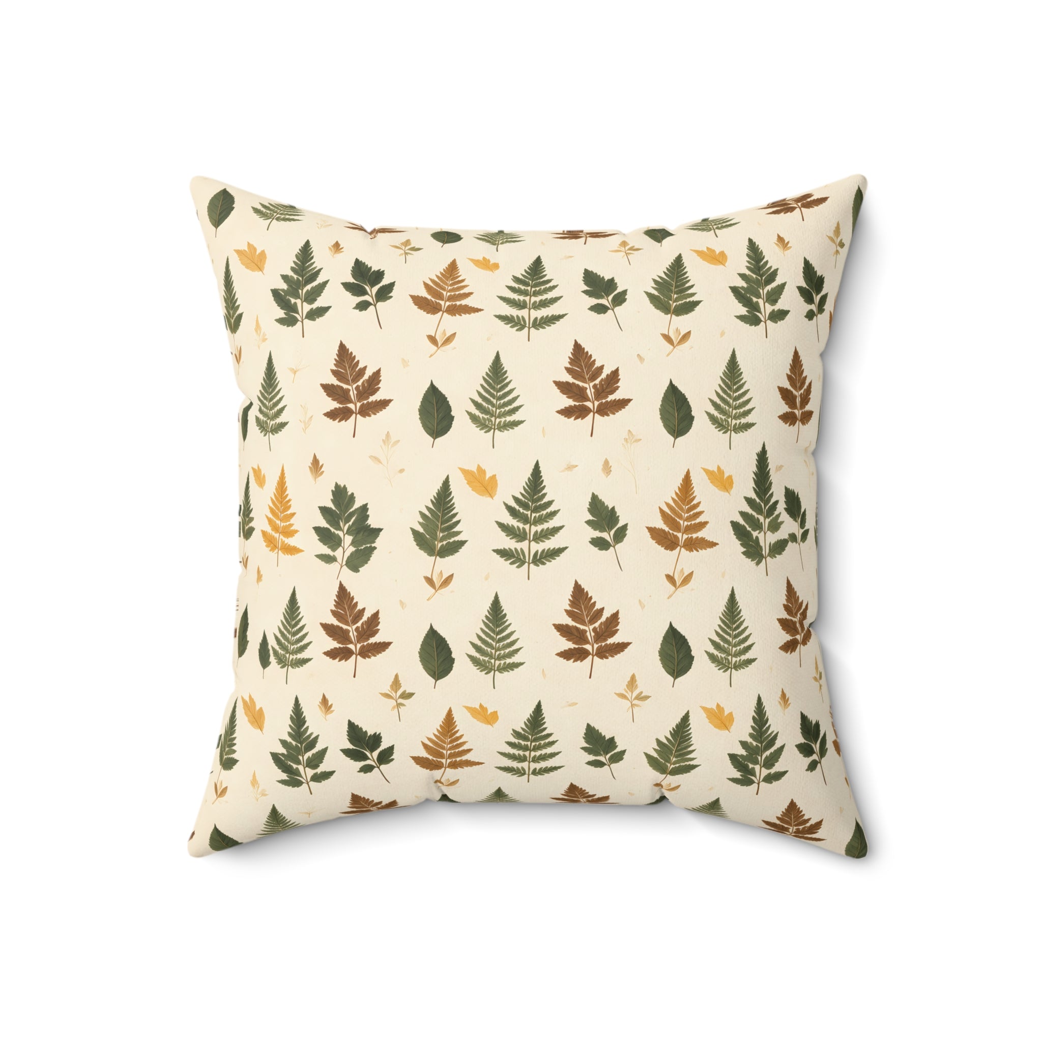 Herbarium Fern Throw Pillow