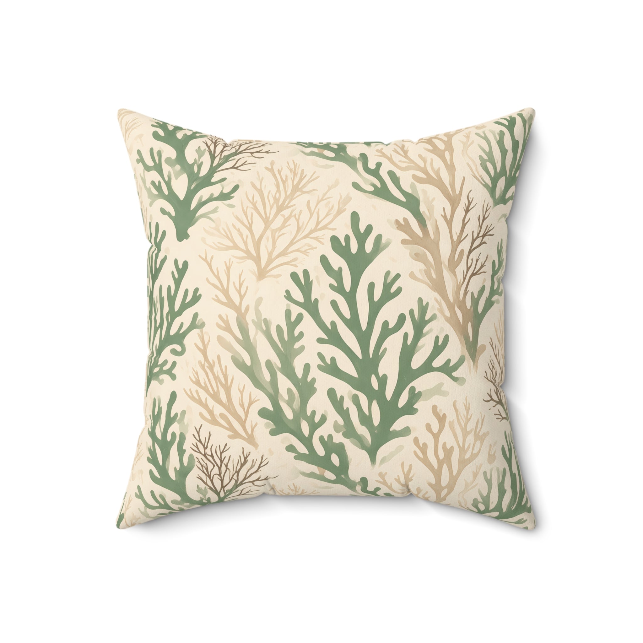 Underwater Garden Throw Pillow with Insert