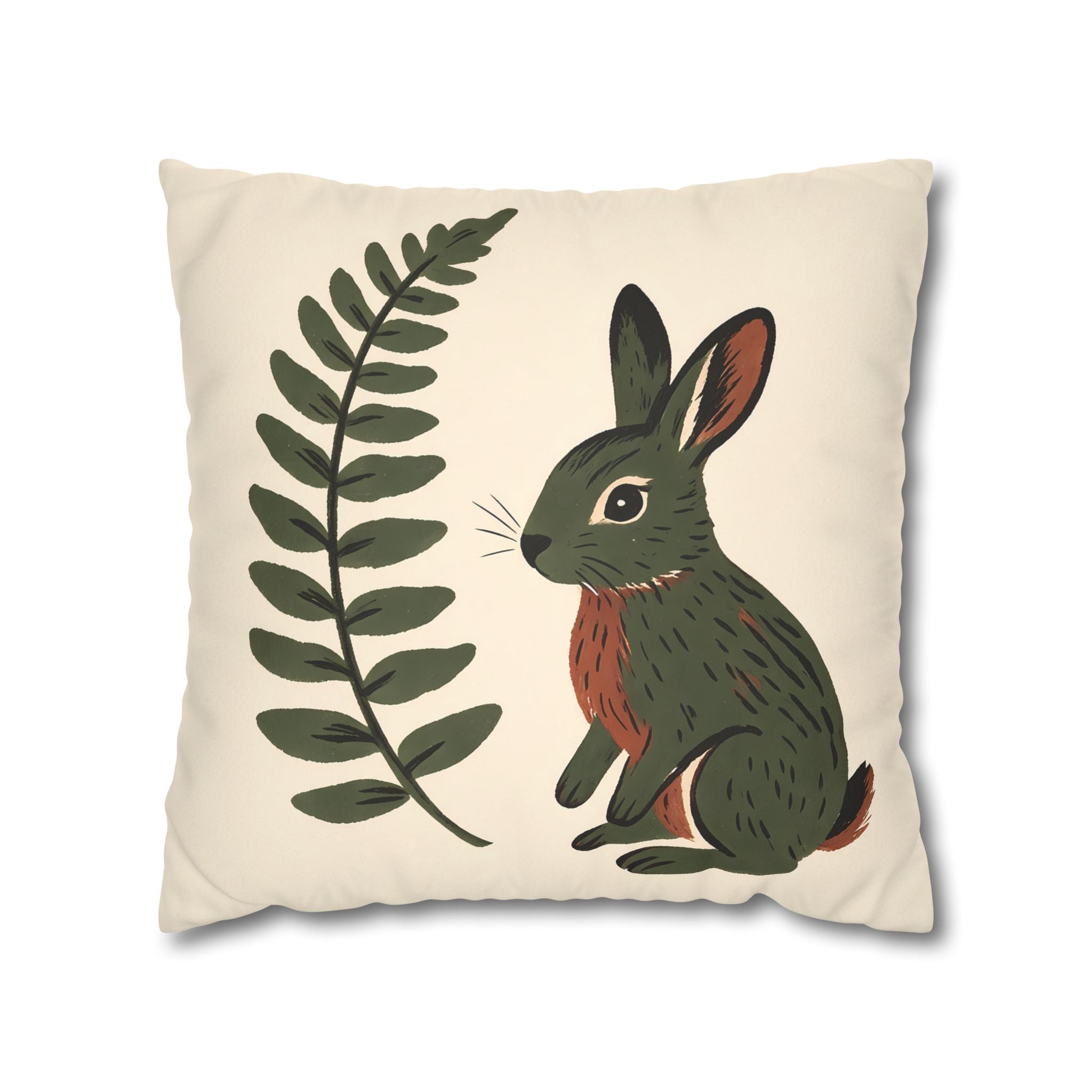 Woodland Hare Pillow Cover
