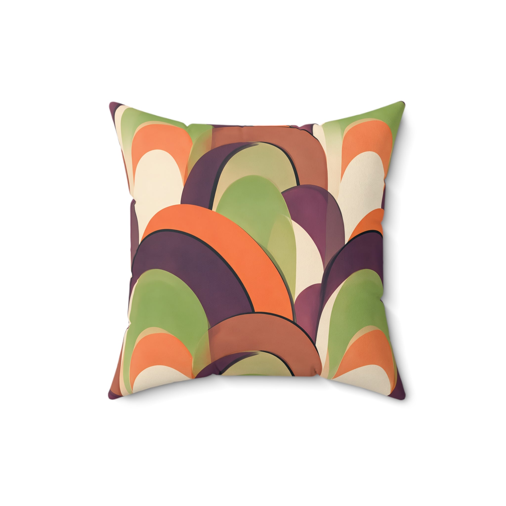 Retro Arch Throw Pillow with Insert